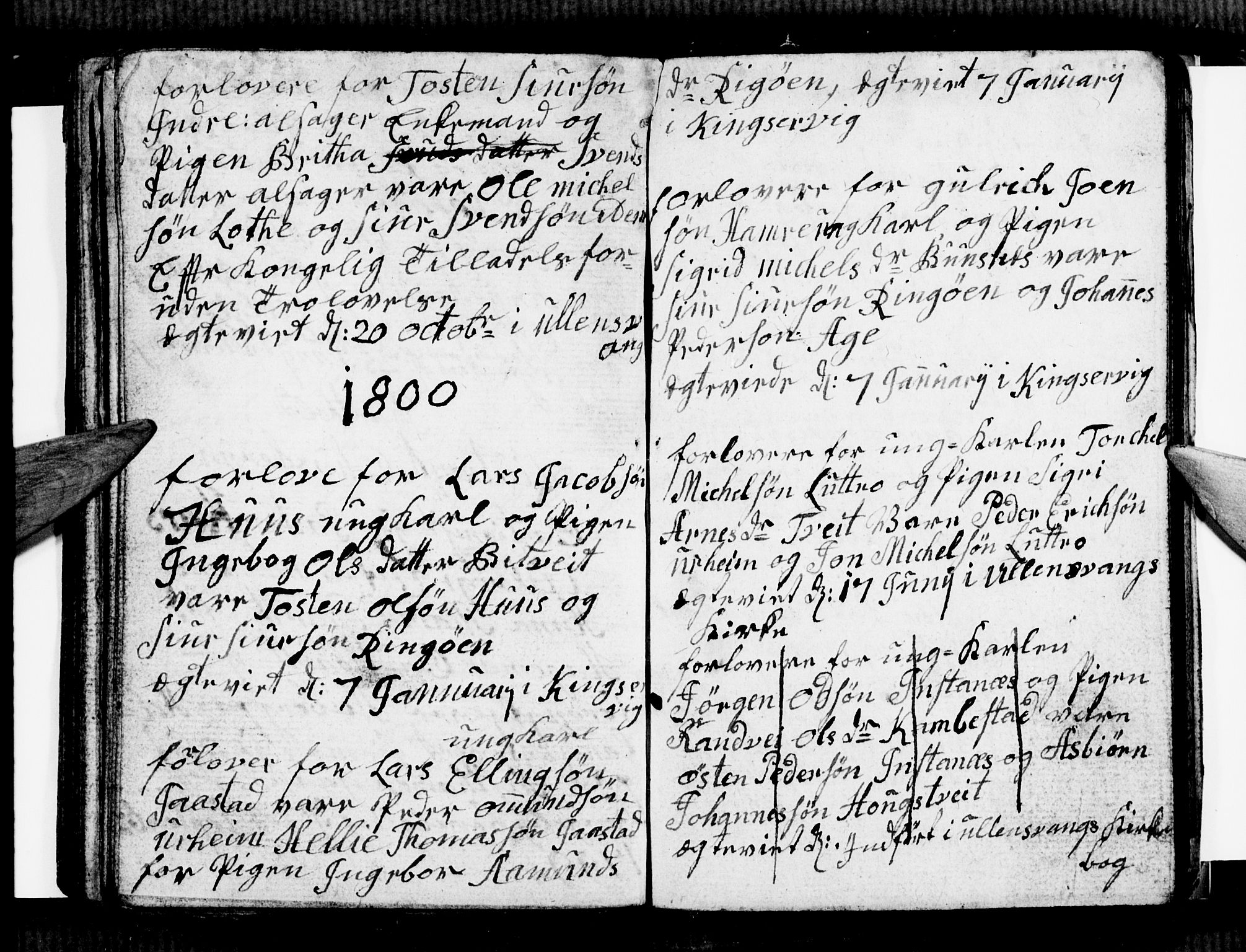 Ullensvang sokneprestembete, AV/SAB-A-78701/H/Hab: Parish register (copy) no. E 3, 1797-1800