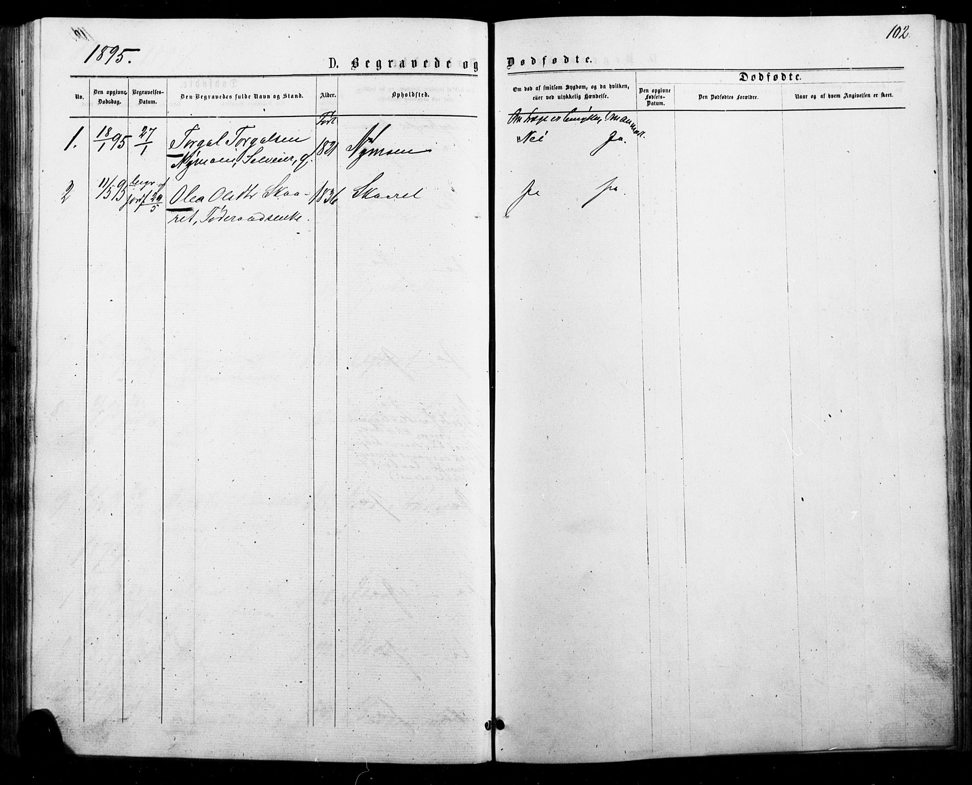 Trysil prestekontor, AV/SAH-PREST-046/H/Ha/Haa/L0010: Parish register (official) no. 10, 1872-1895, p. 102