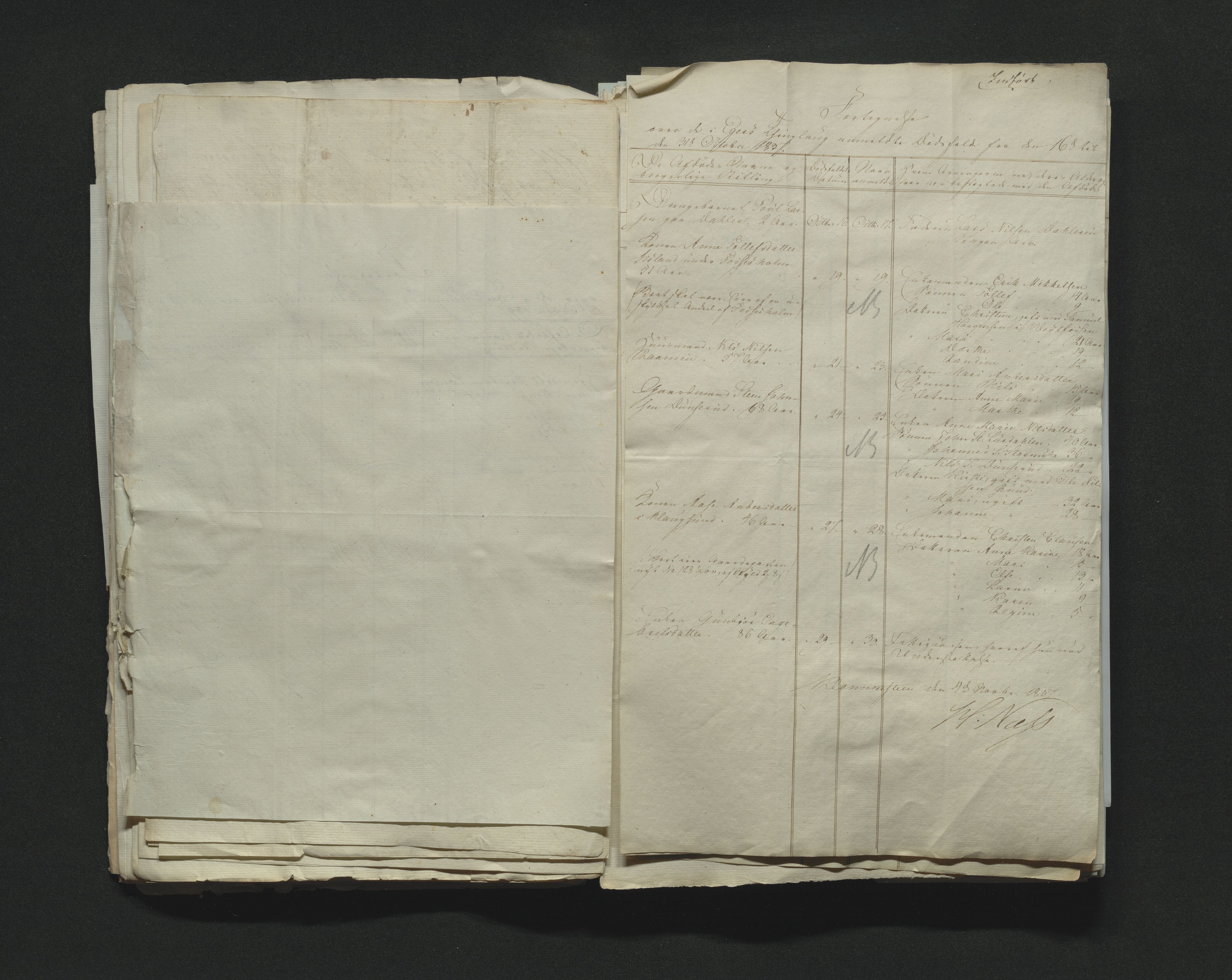 Eiker, Modum og Sigdal sorenskriveri, AV/SAKO-A-123/H/Ha/Hab/L0005: Dødsfallsmeldinger, 1837-1840