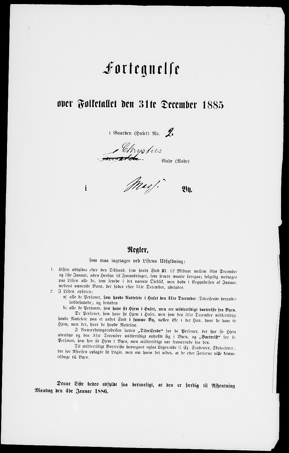 RA, 1885 census for 0104 Moss, 1885, p. 12