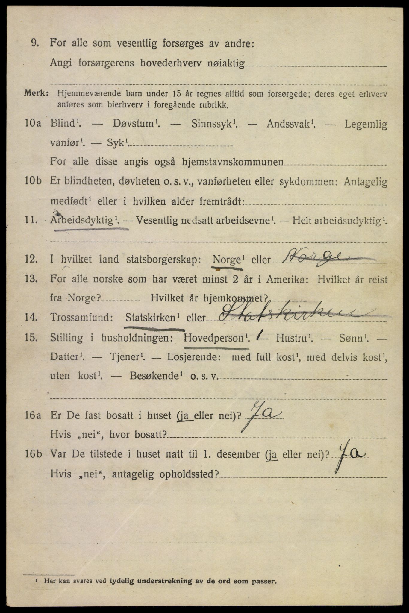 SAKO, 1920 census for Borre, 1920, p. 1409