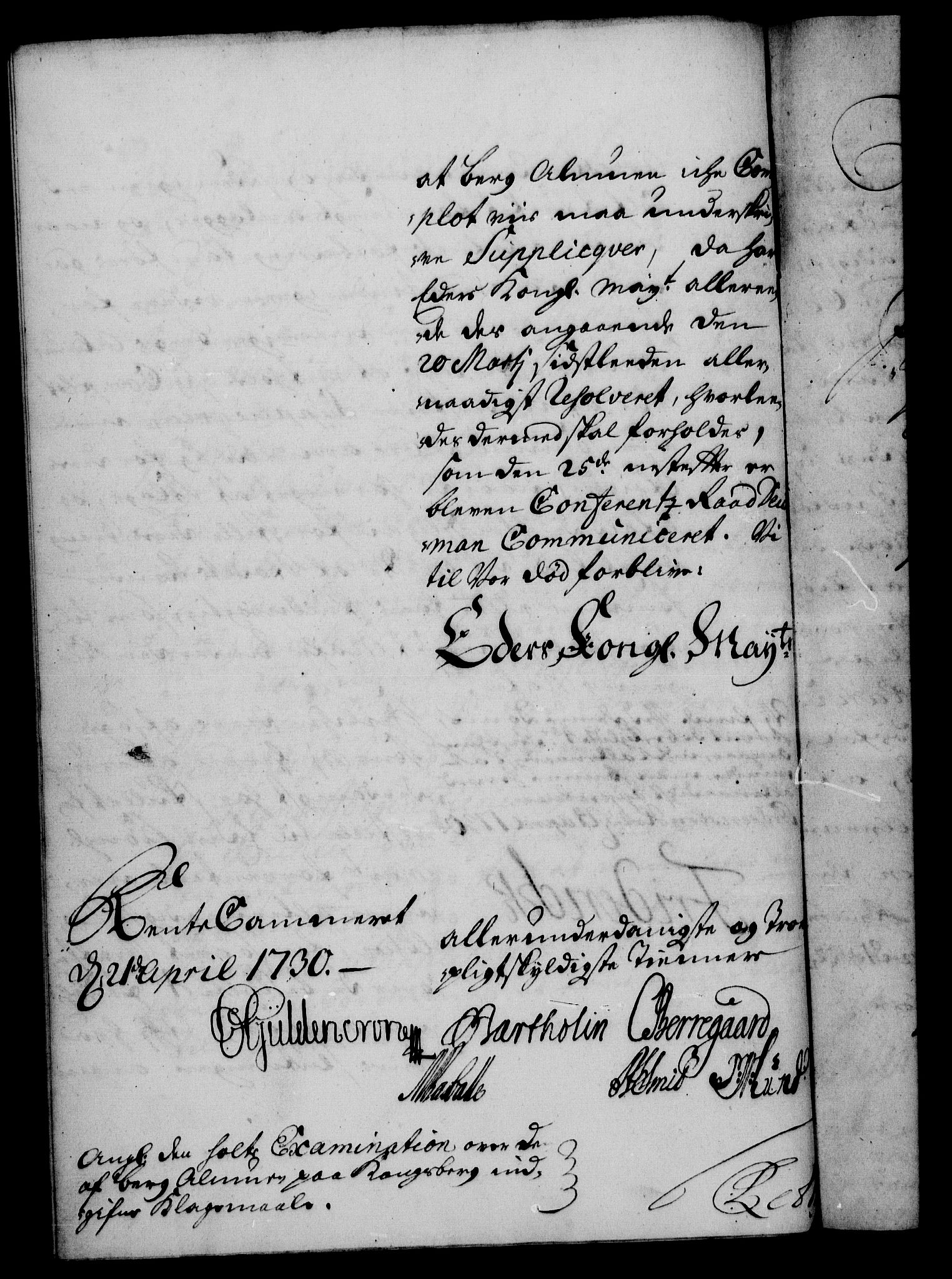 Rentekammeret, Kammerkanselliet, RA/EA-3111/G/Gf/Gfa/L0013: Norsk relasjons- og resolusjonsprotokoll (merket RK 52.13), 1730, p. 321