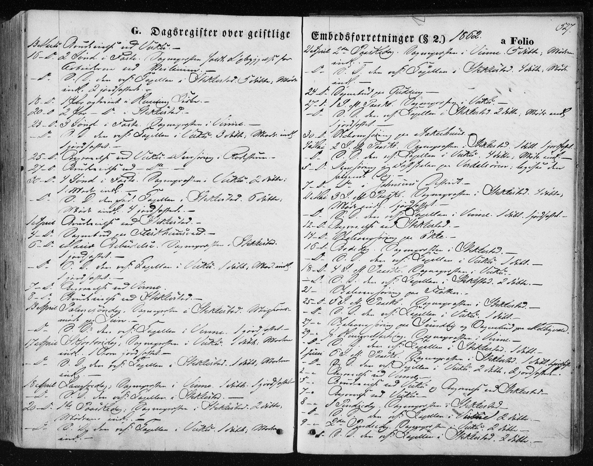 Ministerialprotokoller, klokkerbøker og fødselsregistre - Nord-Trøndelag, SAT/A-1458/723/L0241: Parish register (official) no. 723A10, 1860-1869, p. 527