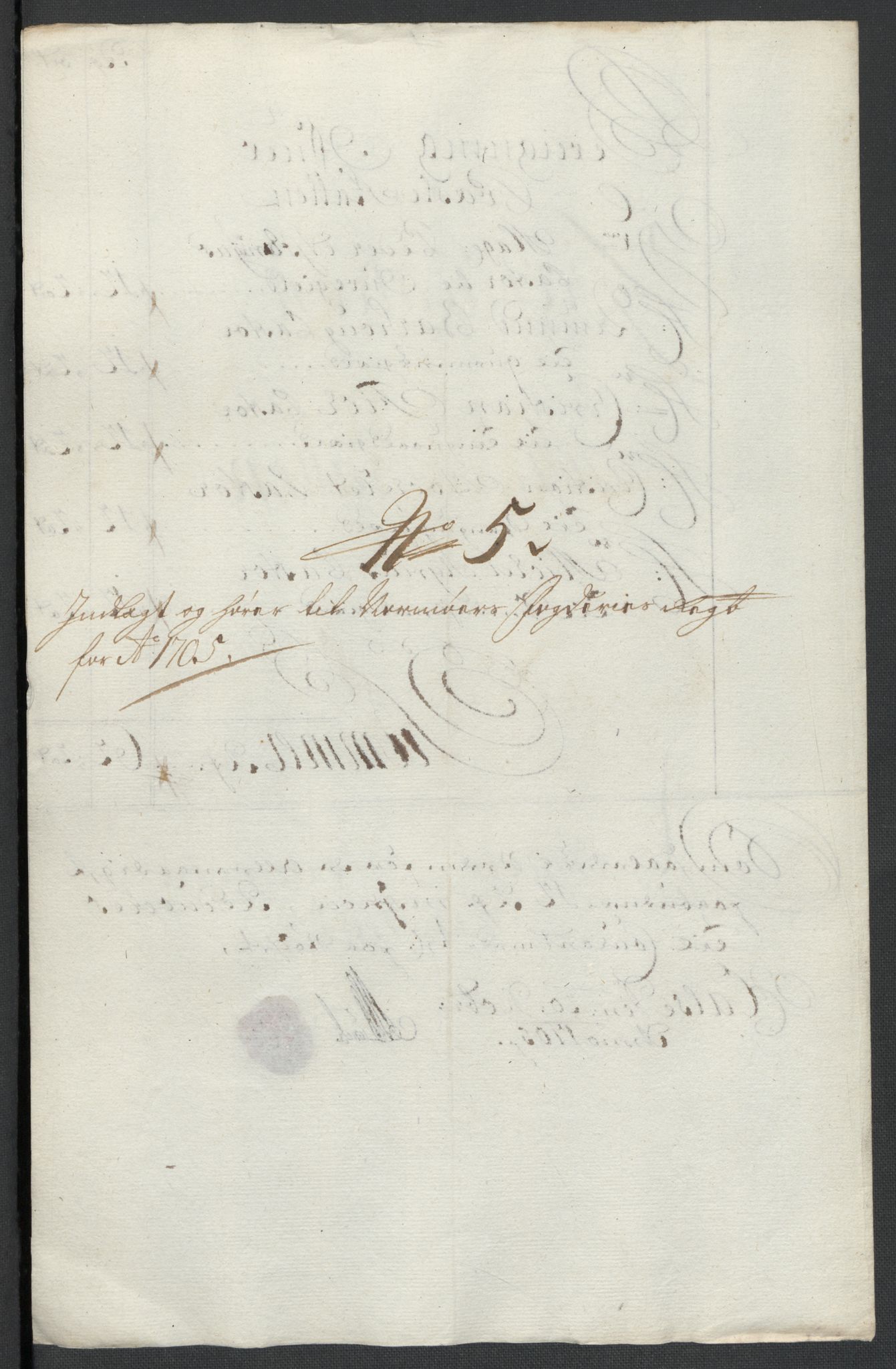 Rentekammeret inntil 1814, Reviderte regnskaper, Fogderegnskap, AV/RA-EA-4092/R56/L3741: Fogderegnskap Nordmøre, 1705, p. 87