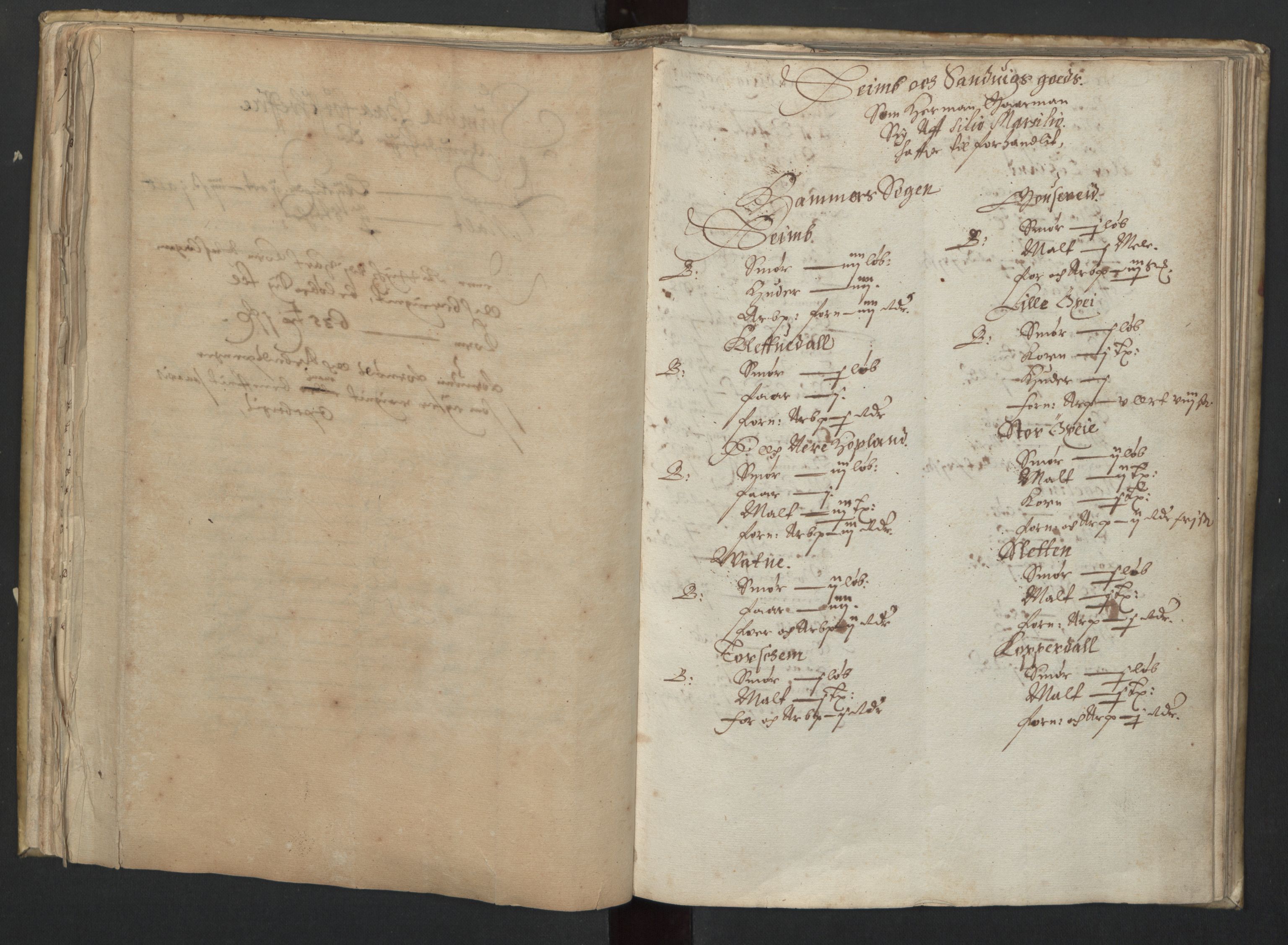 Rentekammeret inntil 1814, Realistisk ordnet avdeling, AV/RA-EA-4070/L/L0026/0005: Bergen lagdømme: / Jordebok over geistlighetens, borgernes og bøndenes odels- og pantegods., 1661