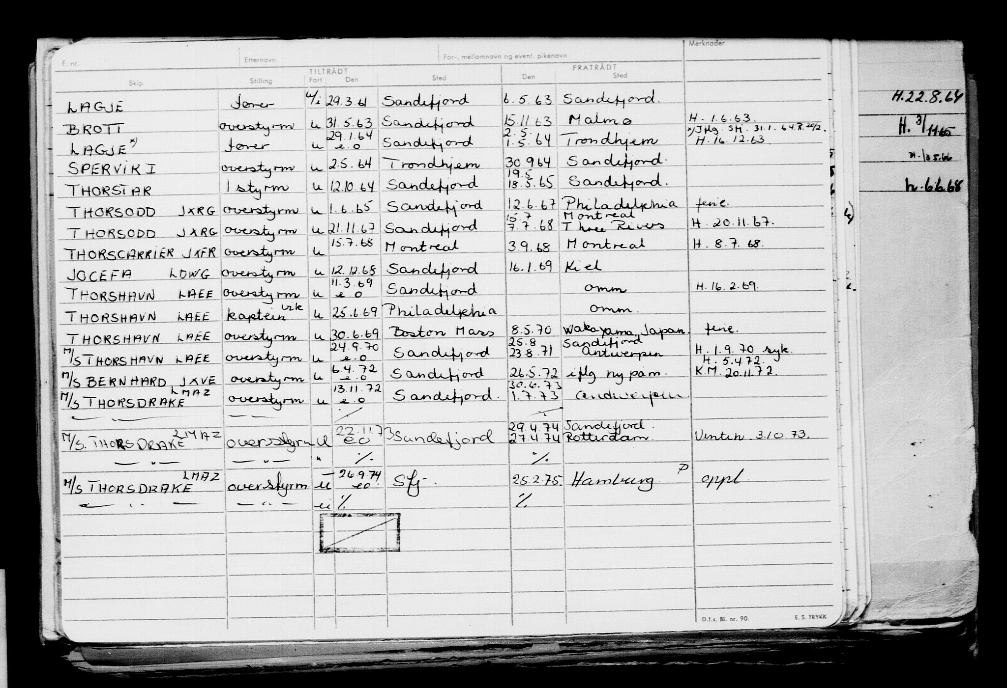 Direktoratet for sjømenn, AV/RA-S-3545/G/Gb/L0164: Hovedkort, 1918, p. 384