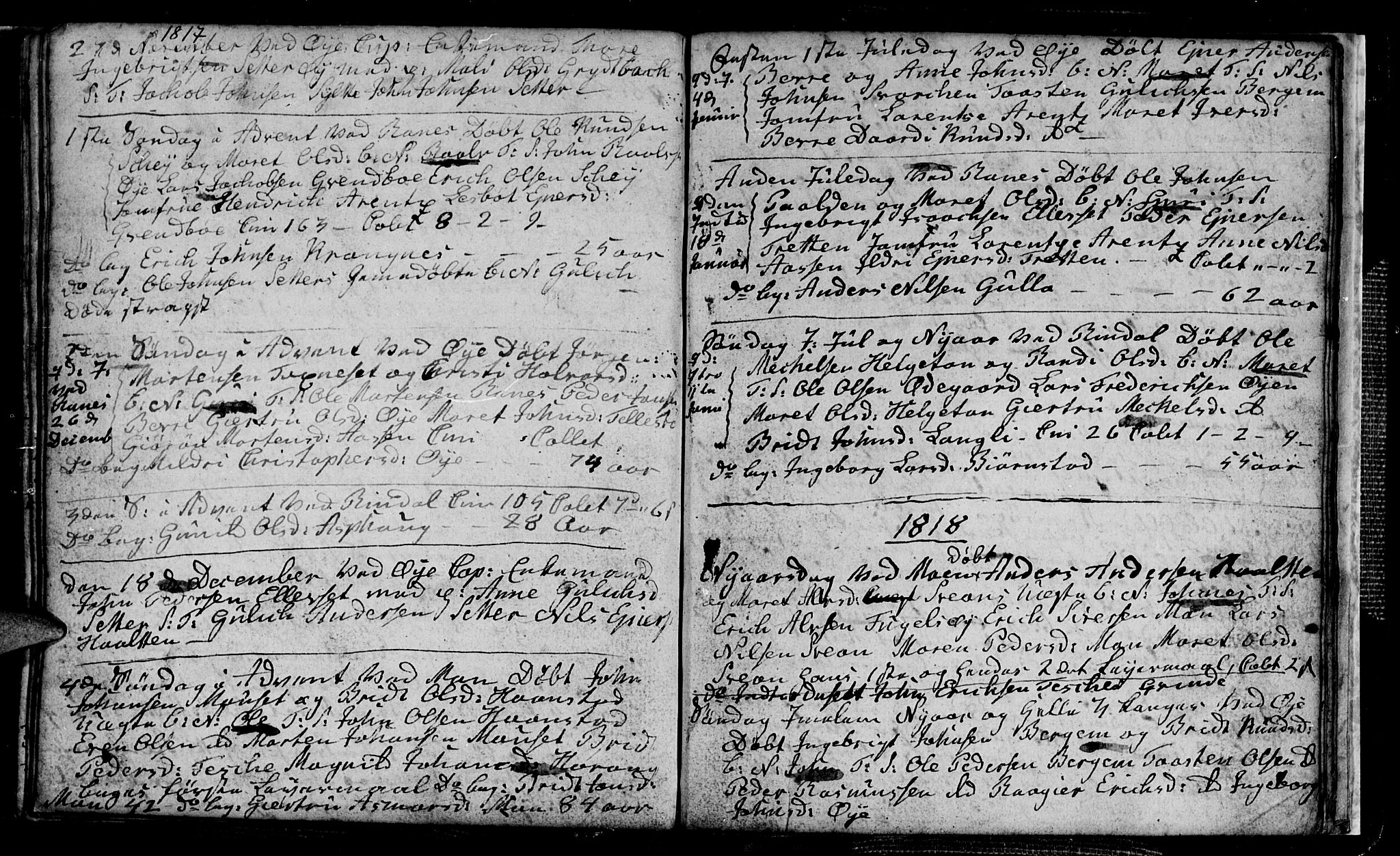 Ministerialprotokoller, klokkerbøker og fødselsregistre - Møre og Romsdal, AV/SAT-A-1454/595/L1049: Parish register (copy) no. 595C01, 1805-1819, p. 109