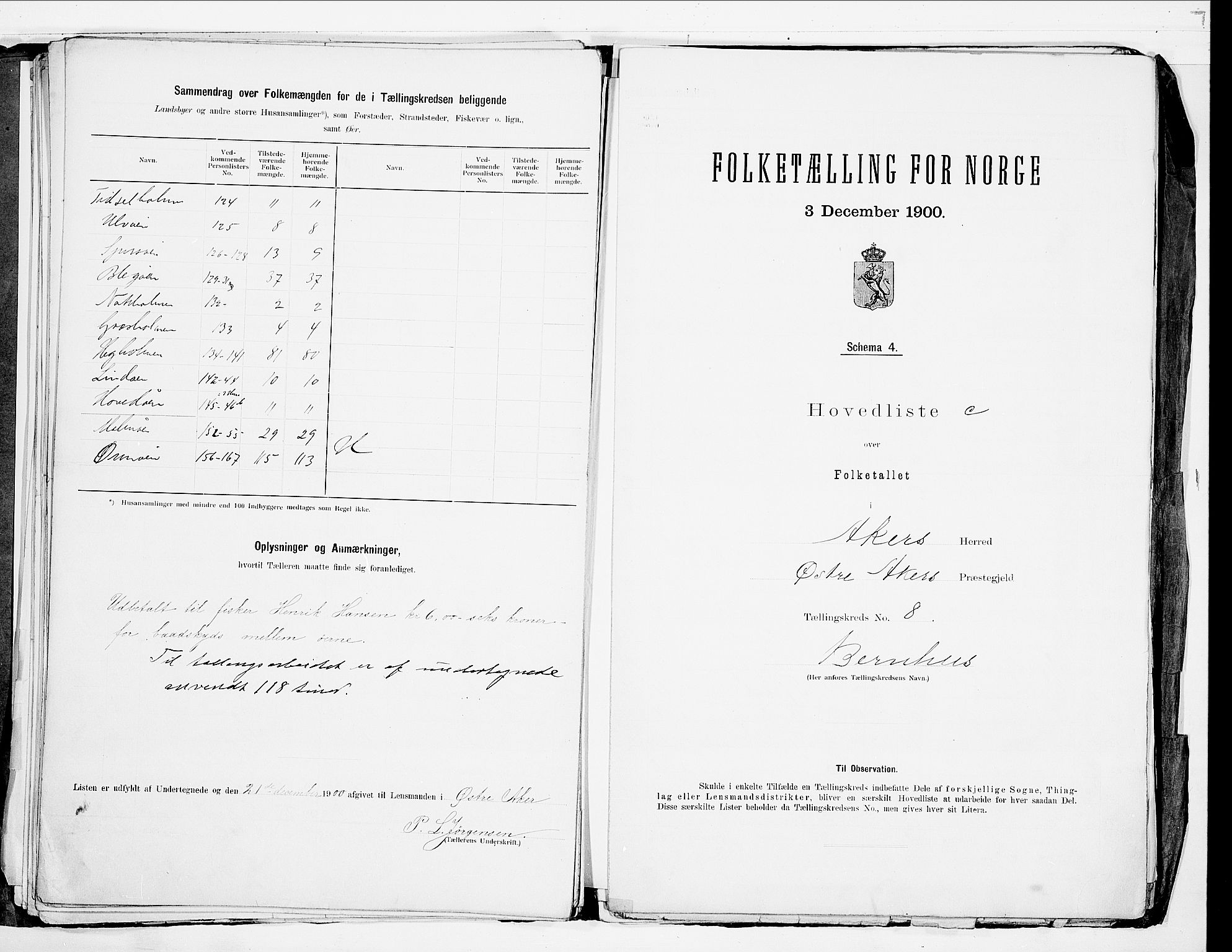 SAO, 1900 census for Aker, 1900, p. 35