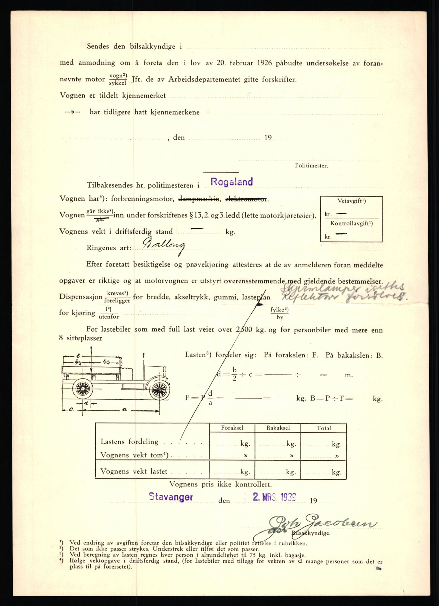 Stavanger trafikkstasjon, AV/SAST-A-101942/0/F/L0002: L-350 - L-699, 1930-1971, p. 1512