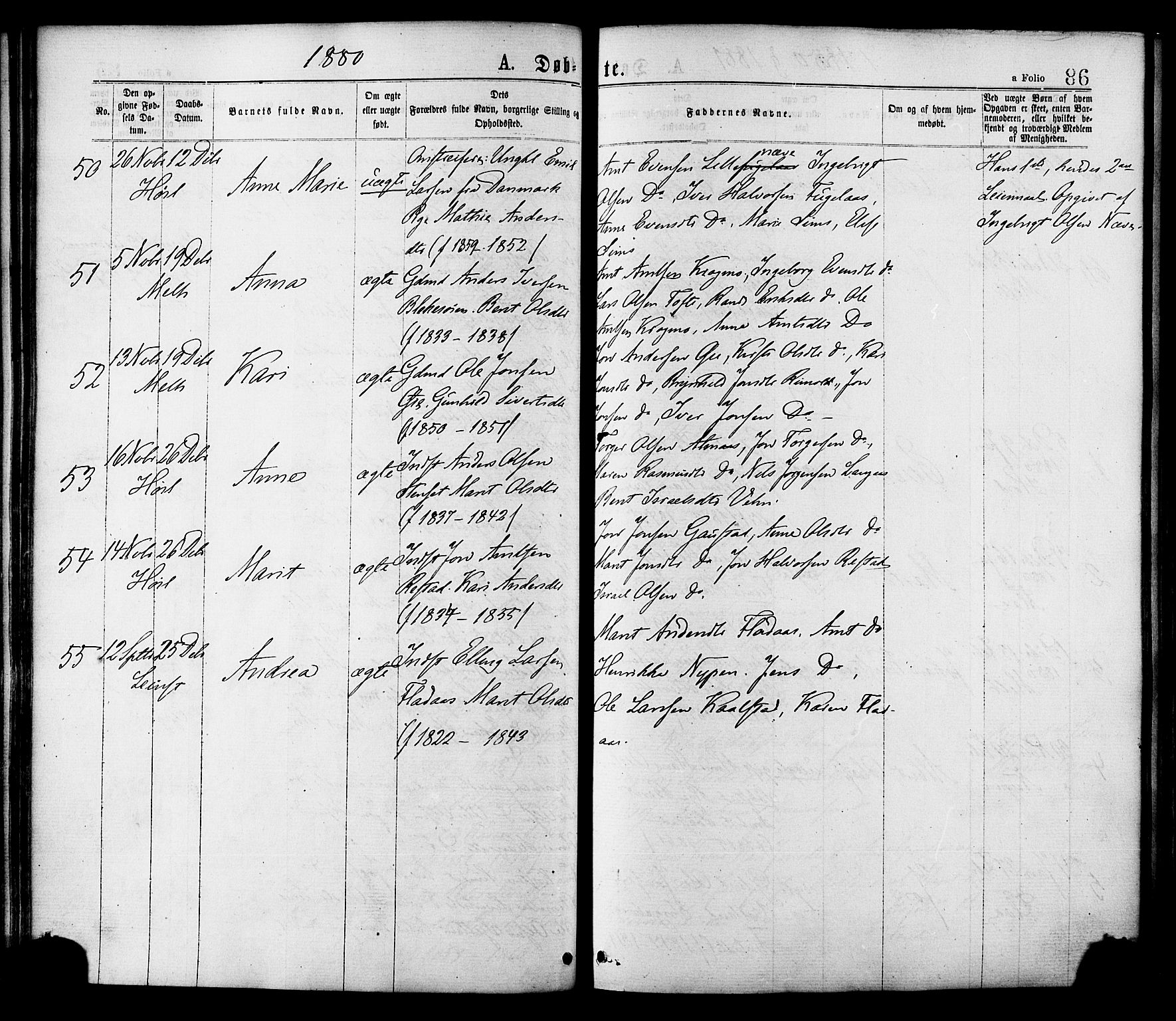 Ministerialprotokoller, klokkerbøker og fødselsregistre - Sør-Trøndelag, AV/SAT-A-1456/691/L1079: Parish register (official) no. 691A11, 1873-1886, p. 86
