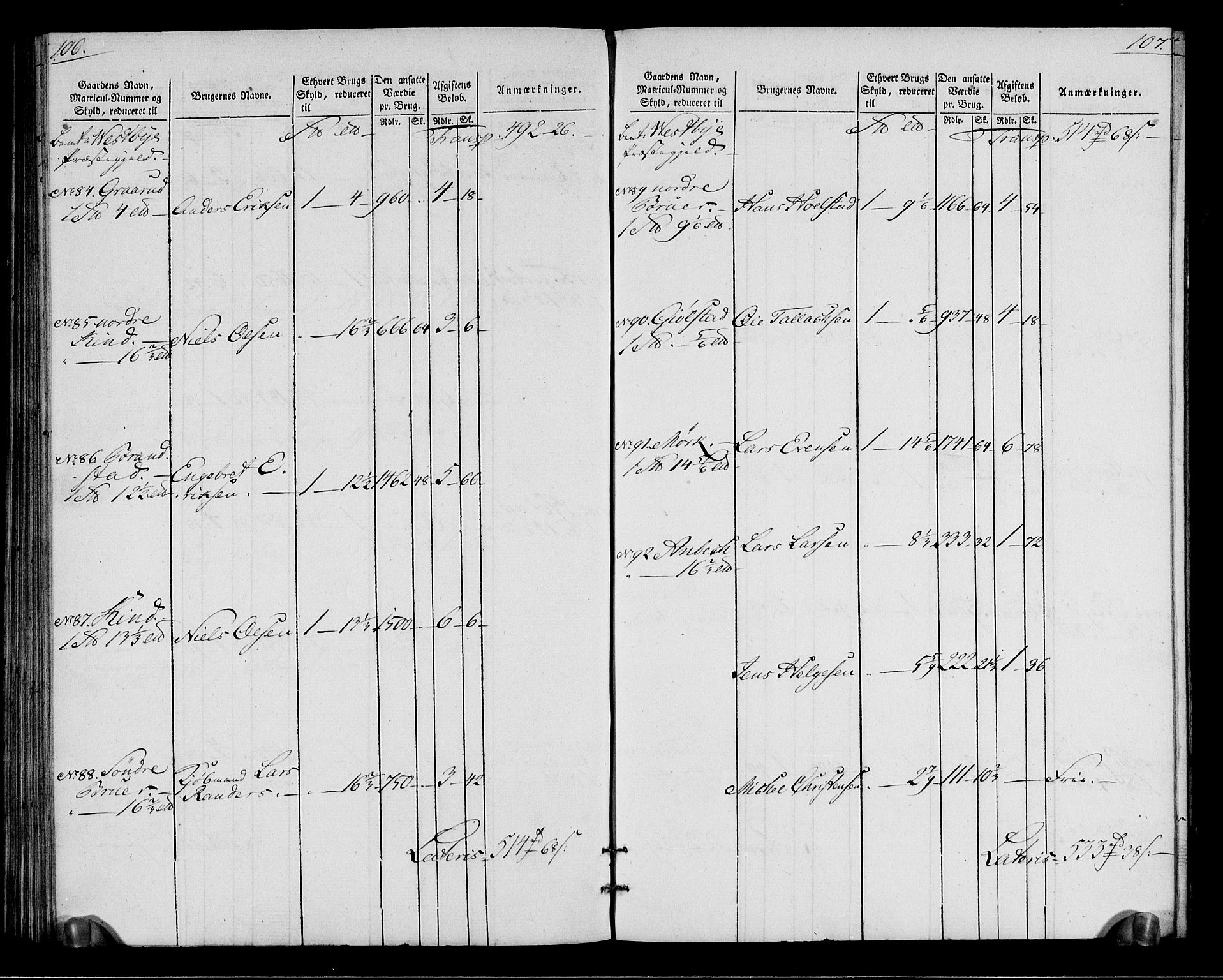 Rentekammeret inntil 1814, Realistisk ordnet avdeling, AV/RA-EA-4070/N/Ne/Nea/L0015: Follo fogderi. Oppebørselsregister, 1803-1804, p. 57