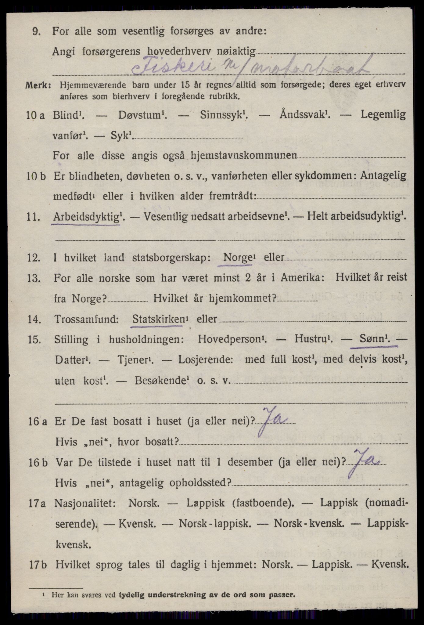 SAT, 1920 census for Nord-Frøya, 1920, p. 7410