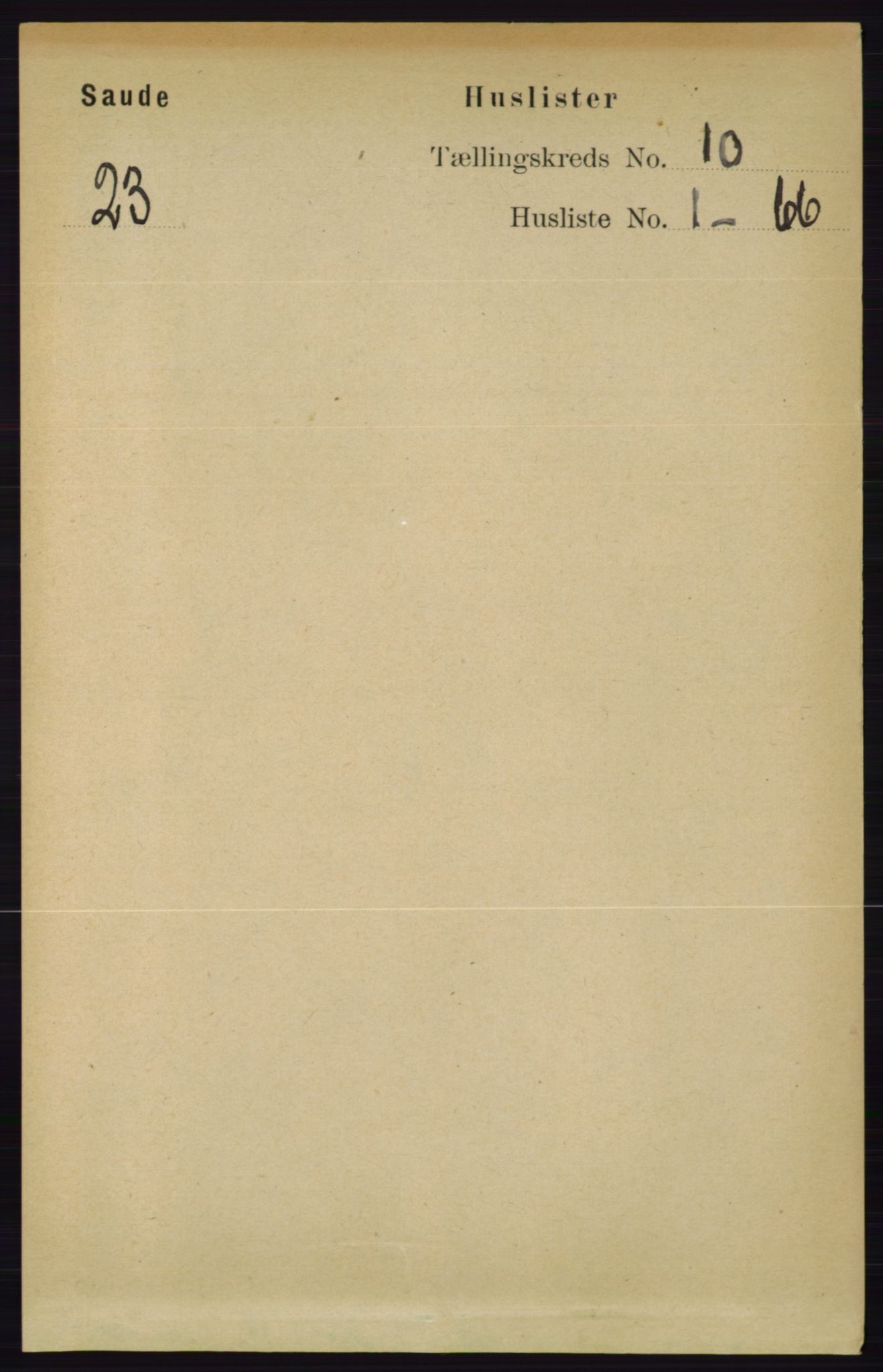 RA, 1891 census for 0822 Sauherad, 1891, p. 2933