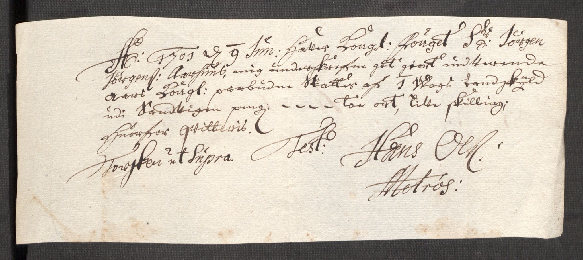 Rentekammeret inntil 1814, Reviderte regnskaper, Fogderegnskap, RA/EA-4092/R68/L4755: Fogderegnskap Senja og Troms, 1700-1704, p. 174