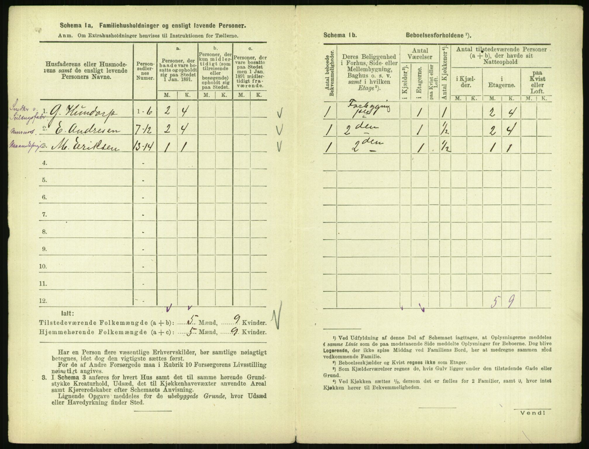 RA, 1891 census for 0301 Kristiania, 1891, p. 148447