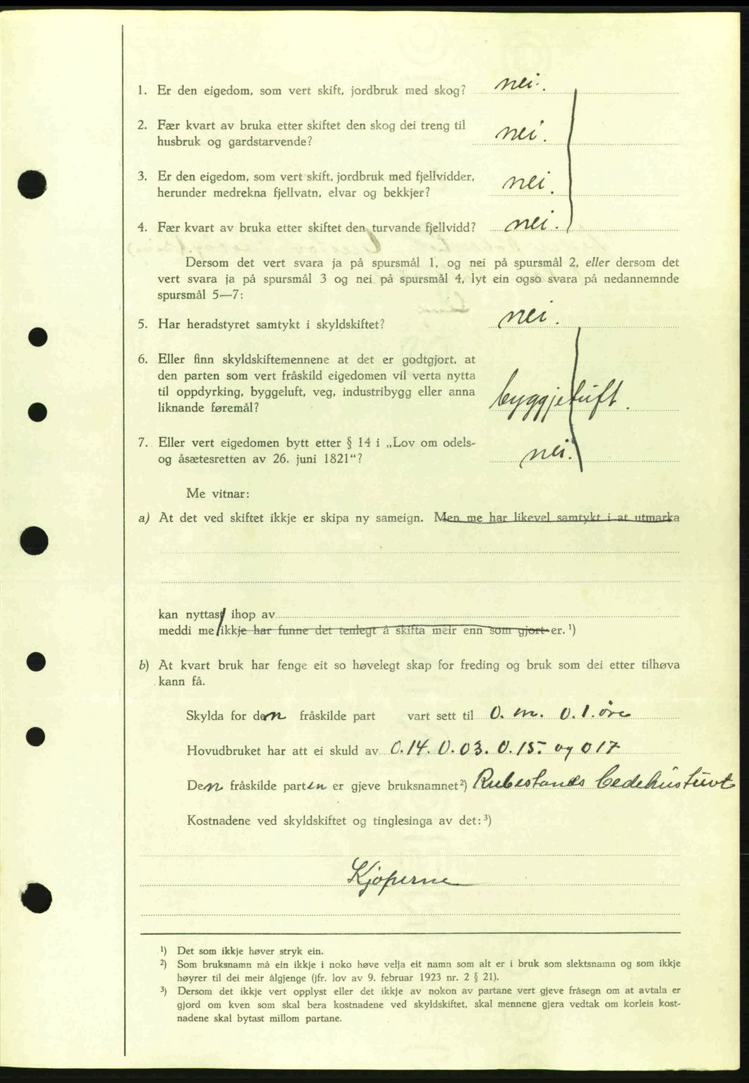 Sunnhordland sorenskrivar, AV/SAB-A-2401: Mortgage book no. A77, 1945-1945, Diary no: : 1204/1945