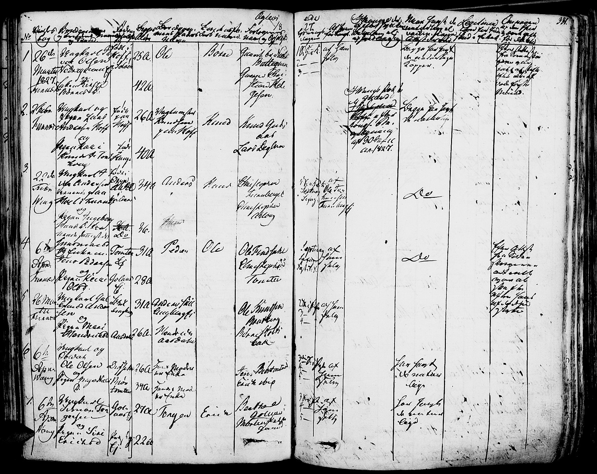 Vang prestekontor, Hedmark, SAH/PREST-008/H/Ha/Haa/L0009: Parish register (official) no. 9, 1826-1841, p. 331