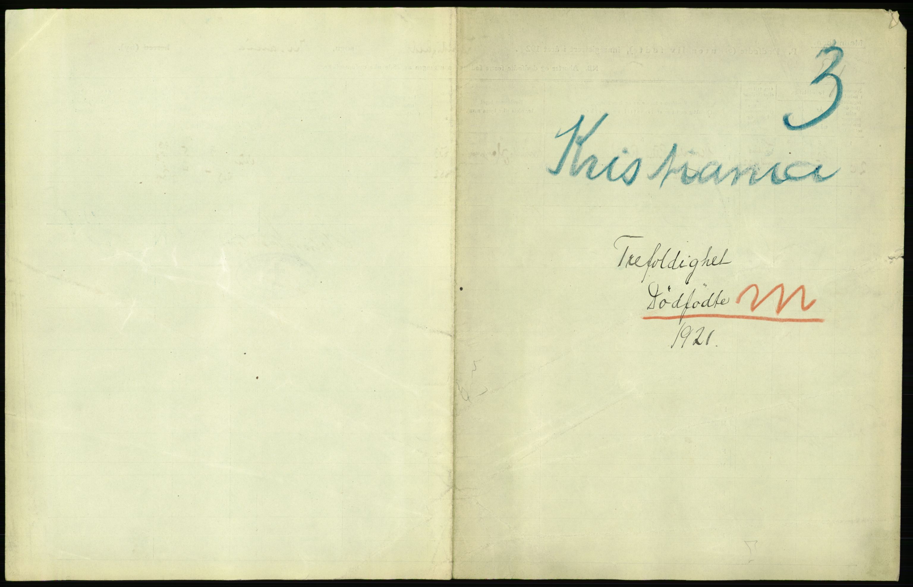 Statistisk sentralbyrå, Sosiodemografiske emner, Befolkning, AV/RA-S-2228/D/Df/Dfc/Dfca/L0013: Kristiania: Døde, dødfødte, 1921, p. 567