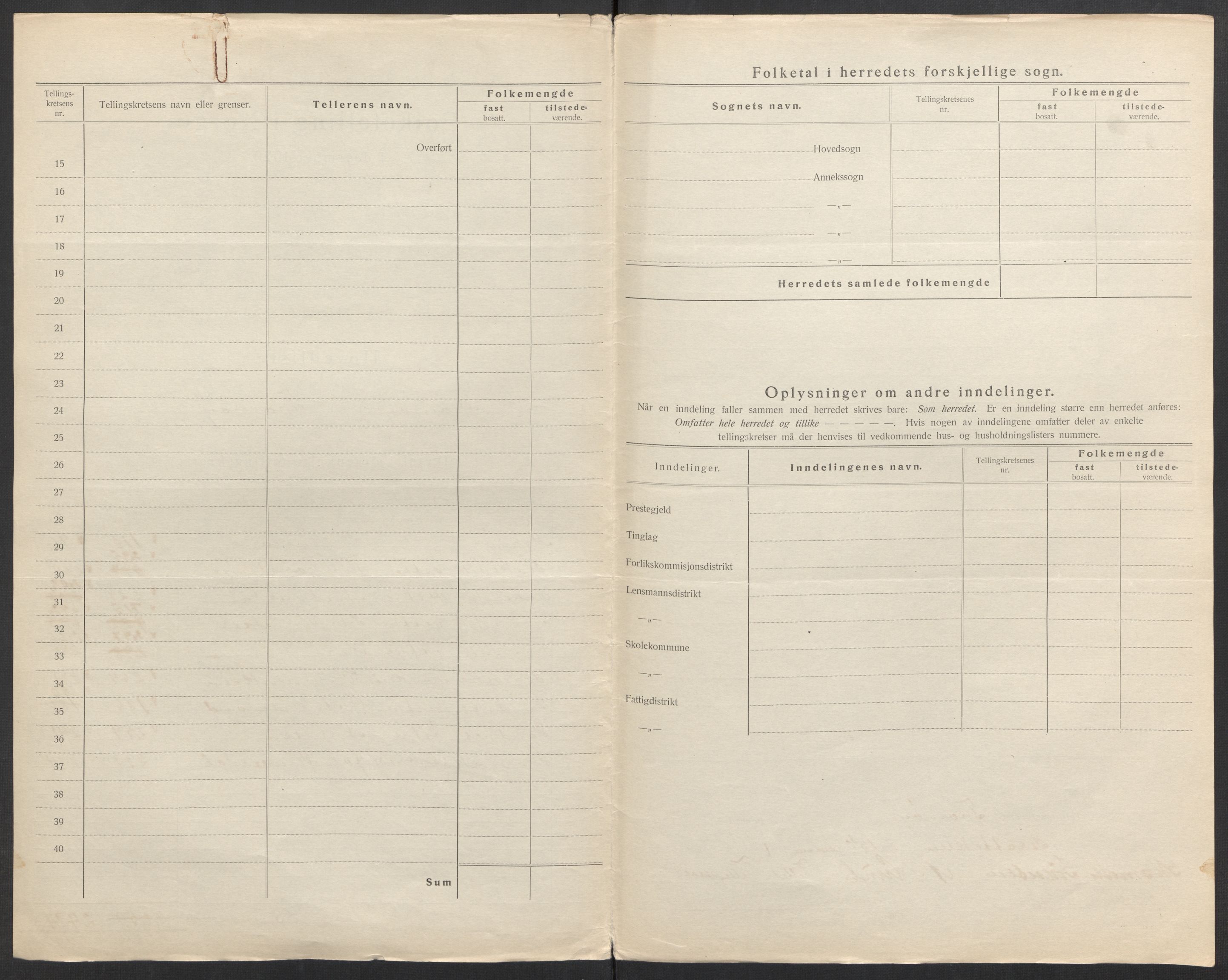 SAK, 1920 census for Tromøy, 1920, p. 4