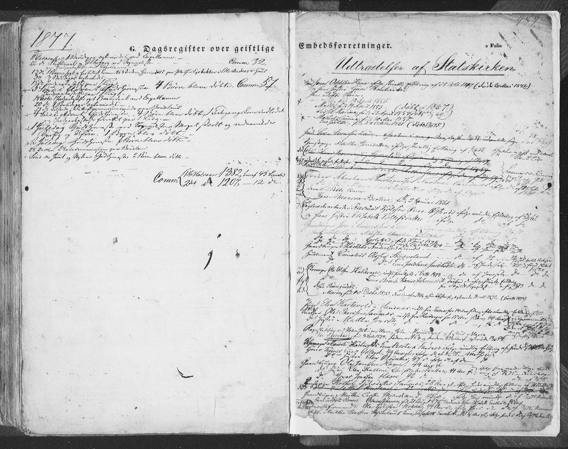 Høyland sokneprestkontor, SAST/A-101799/001/30BA/L0009: Parish register (official) no. A 9.2, 1857-1877, p. 489