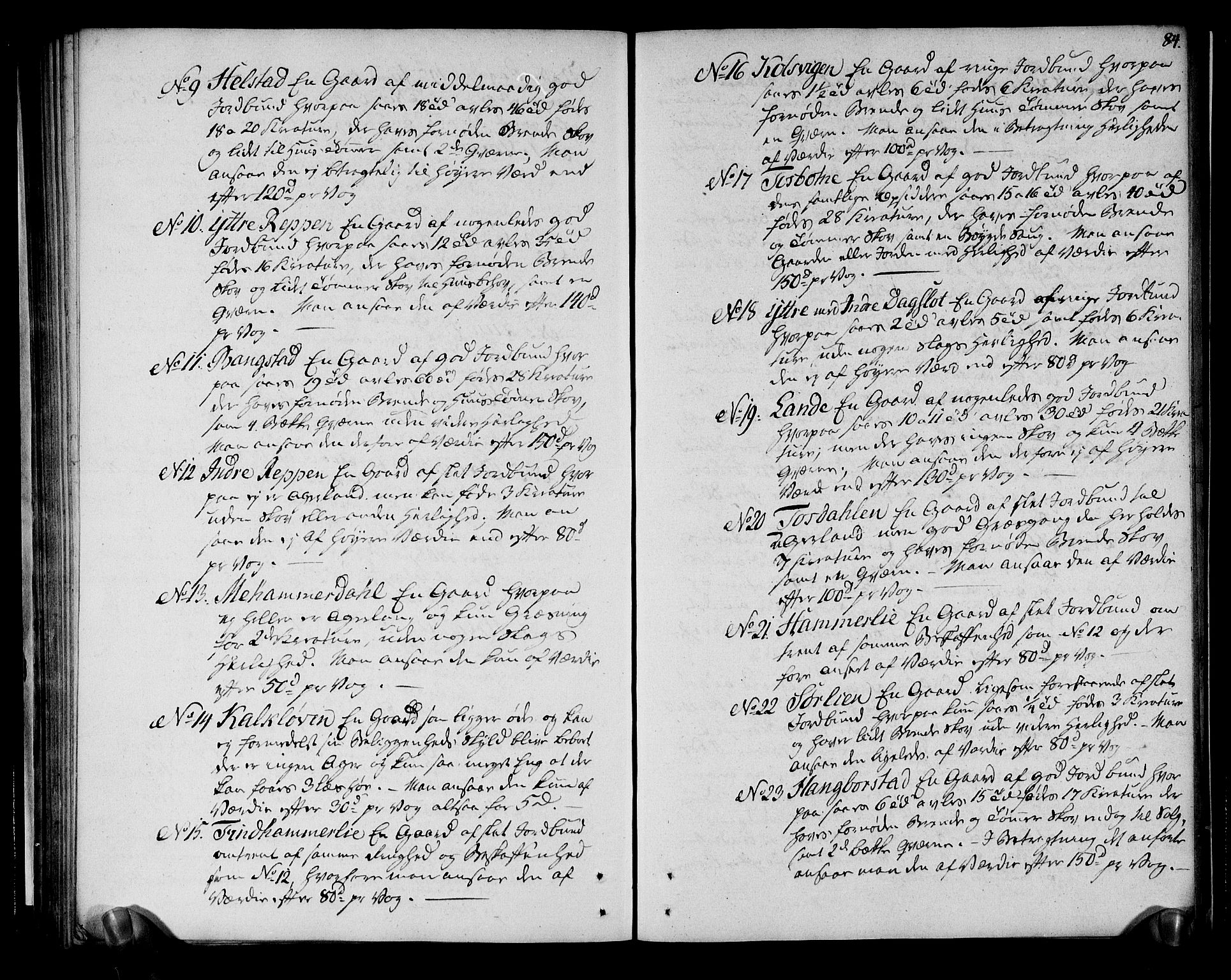 Rentekammeret inntil 1814, Realistisk ordnet avdeling, RA/EA-4070/N/Ne/Nea/L0156: Helgeland fogderi. Deliberasjonsprotokoll, 1803, p. 86