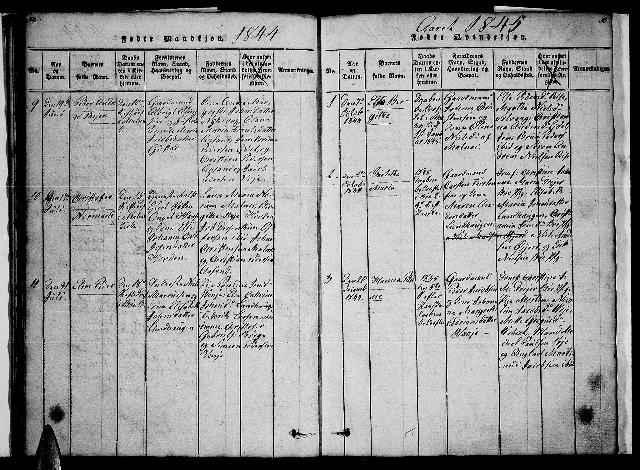 Ministerialprotokoller, klokkerbøker og fødselsregistre - Nordland, AV/SAT-A-1459/891/L1312: Parish register (copy) no. 891C01, 1820-1856, p. 54-55