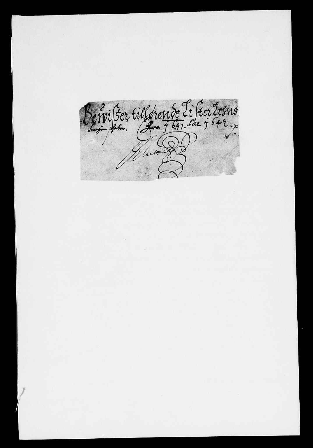 Rentekammeret inntil 1814, Reviderte regnskaper, Lensregnskaper, AV/RA-EA-5023/R/Rb/Rbr/L0013: Lista len, 1640-1642