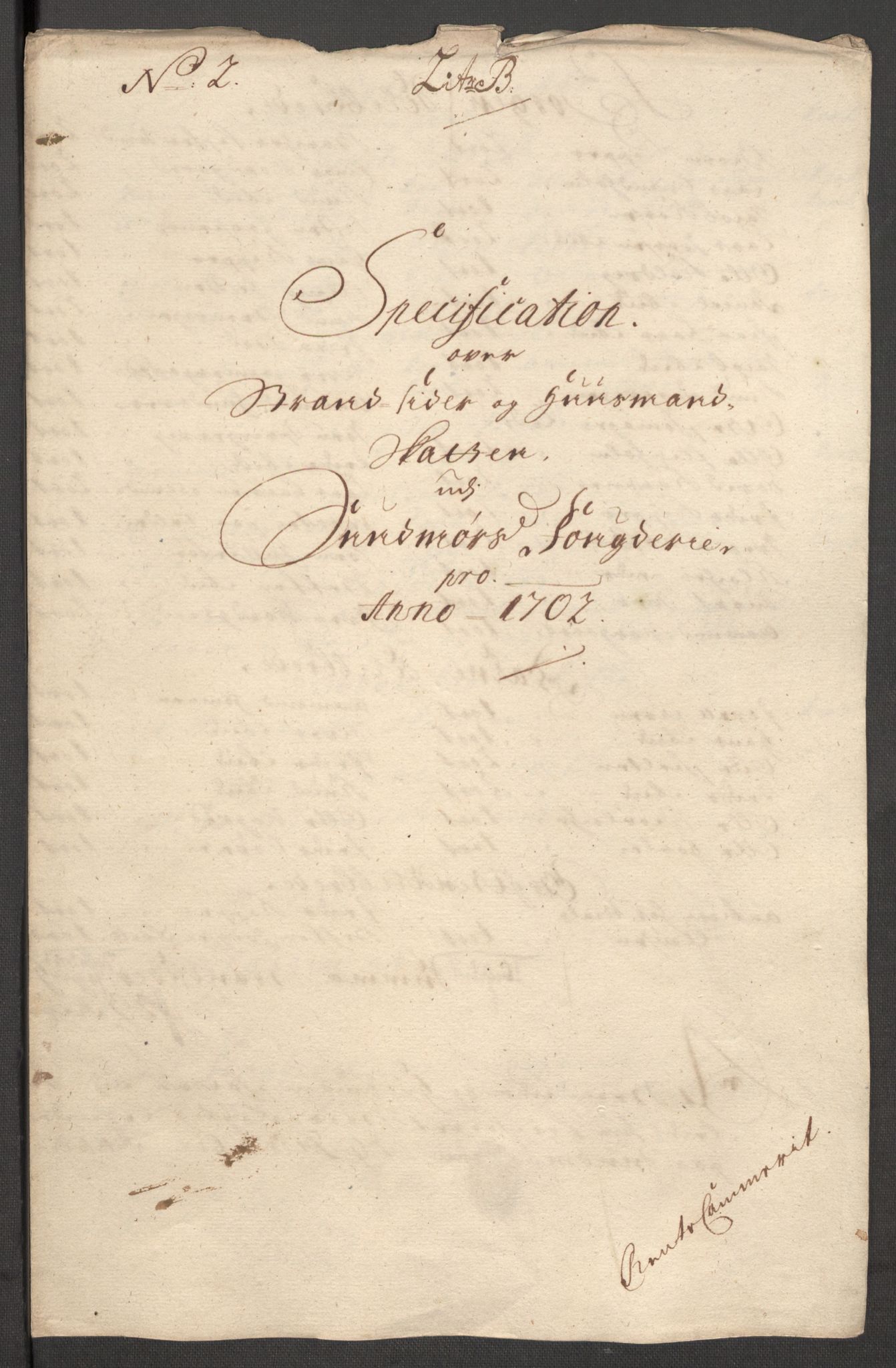 Rentekammeret inntil 1814, Reviderte regnskaper, Fogderegnskap, RA/EA-4092/R54/L3559: Fogderegnskap Sunnmøre, 1702-1703, p. 31