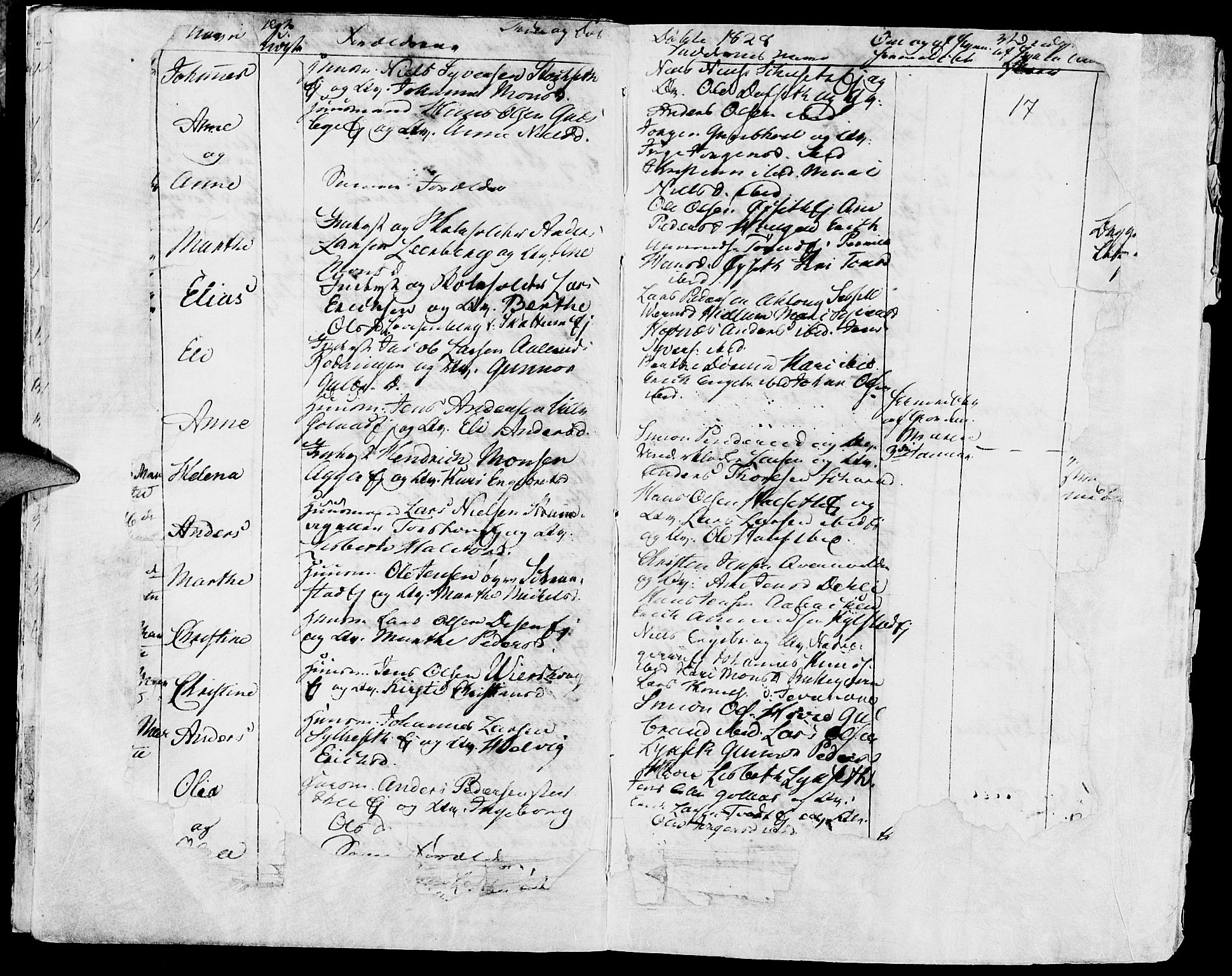 Vang prestekontor, Hedmark, SAH/PREST-008/H/Ha/Haa/L0009: Parish register (official) no. 9, 1826-1841, p. 17