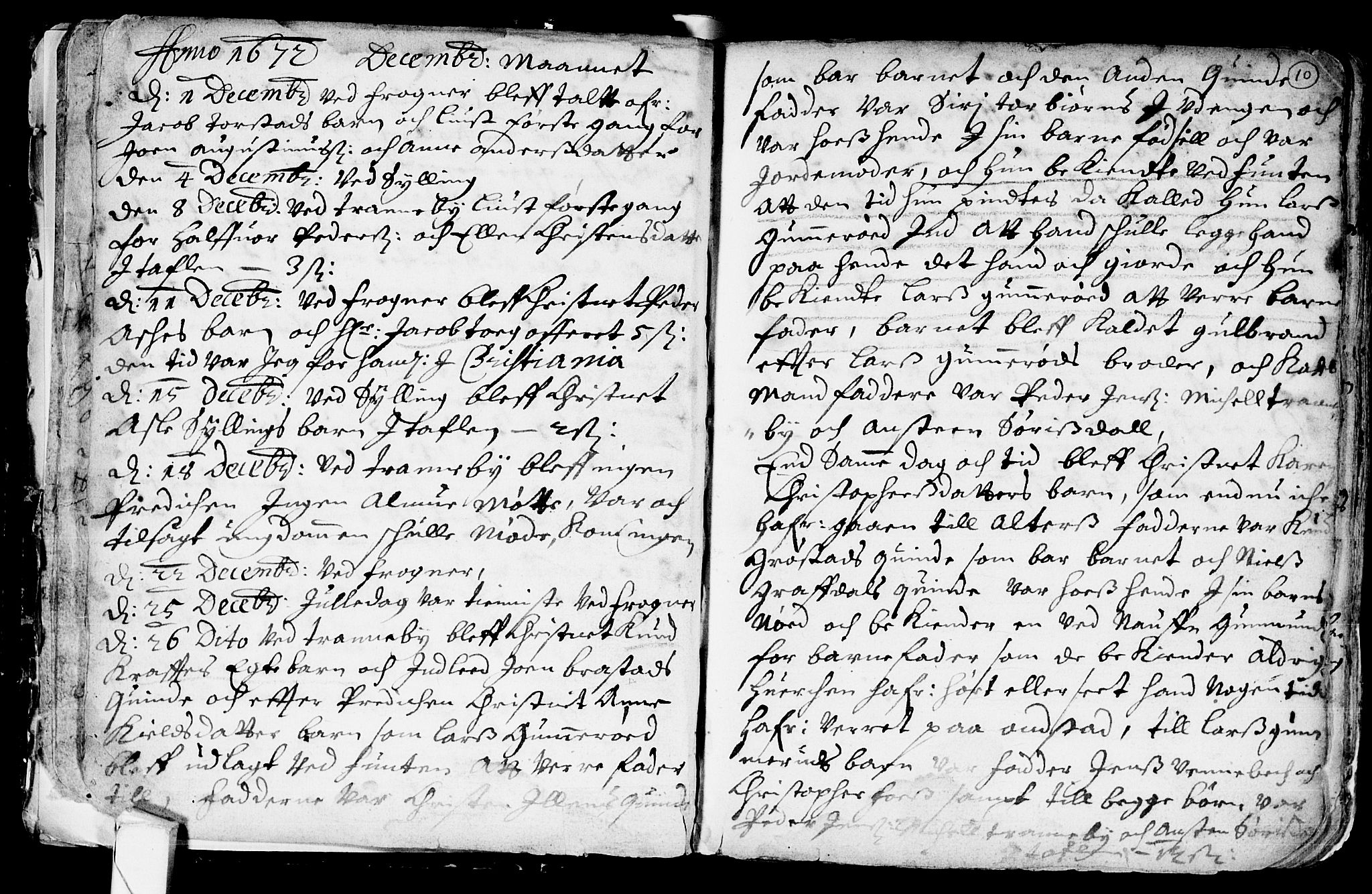 Lier kirkebøker, AV/SAKO-A-230/F/Fa/L0001: Parish register (official) no. I 1, 1672-1701, p. 10