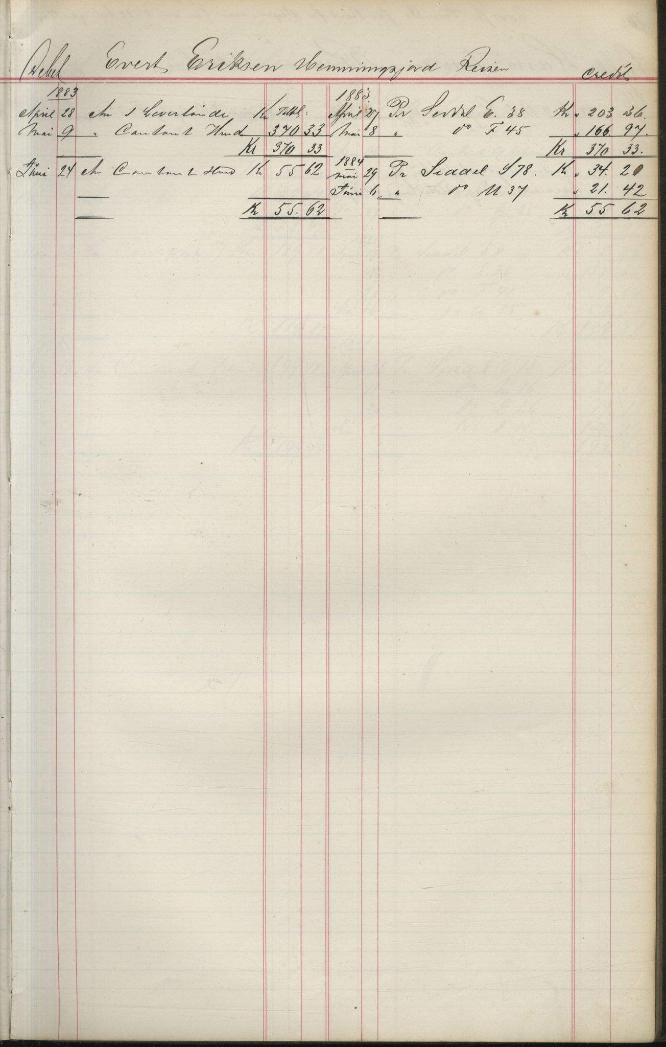 Brodtkorb handel A/S, VAMU/A-0001/F/Fa/L0004/0001: Kompanibøker. Utensogns / Compagnibog for Udensogns Fiskere No 15. Fra A - H, 1882-1895, p. 69/2