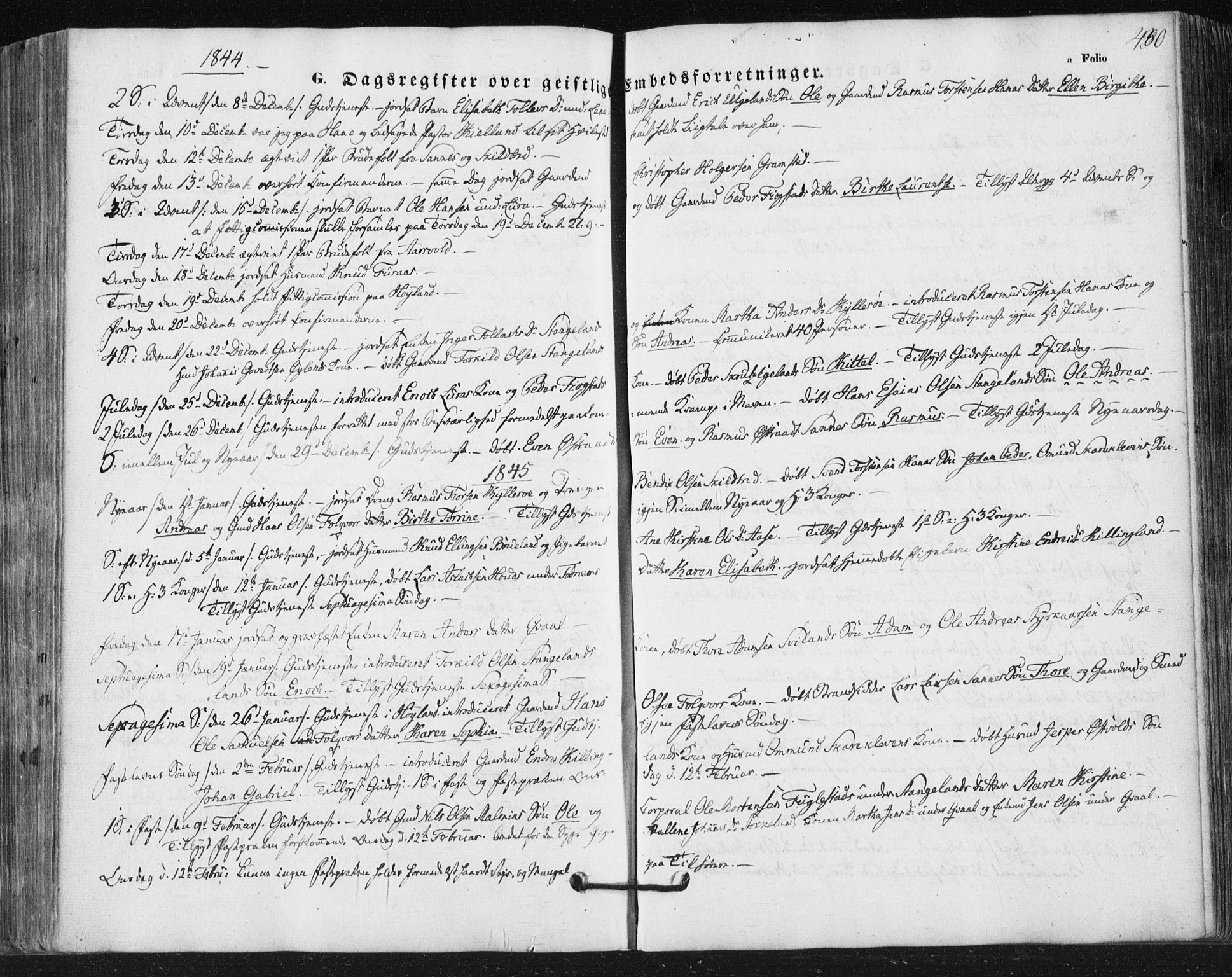 Høyland sokneprestkontor, SAST/A-101799/001/30BA/L0008: Parish register (official) no. A 8, 1841-1856, p. 430