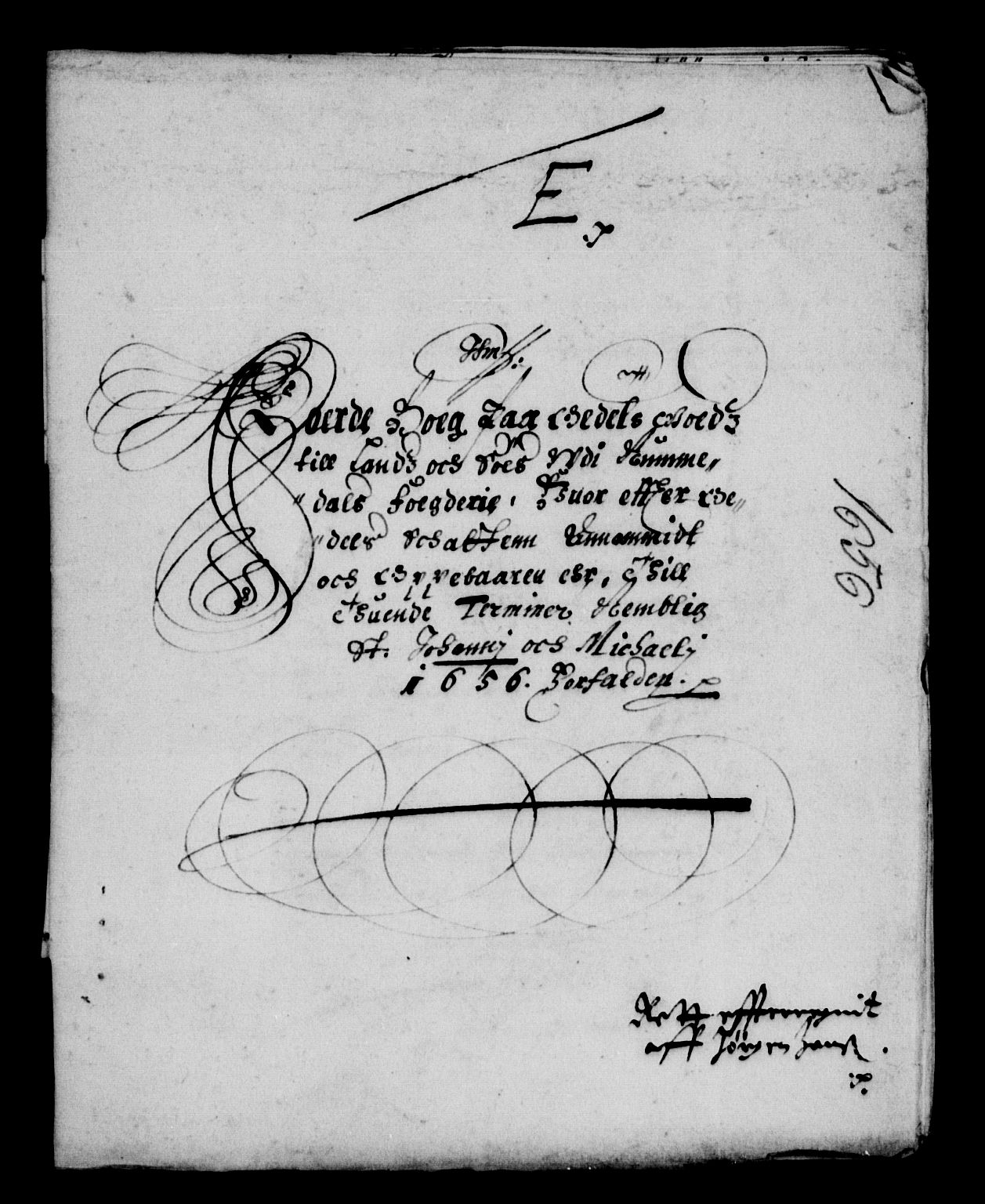 Rentekammeret inntil 1814, Reviderte regnskaper, Lensregnskaper, AV/RA-EA-5023/R/Rb/Rbw/L0127: Trondheim len, 1656-1657