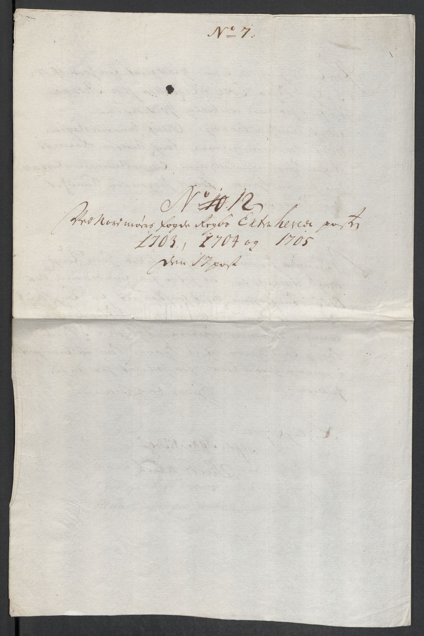 Rentekammeret inntil 1814, Reviderte regnskaper, Fogderegnskap, AV/RA-EA-4092/R56/L3741: Fogderegnskap Nordmøre, 1705, p. 282