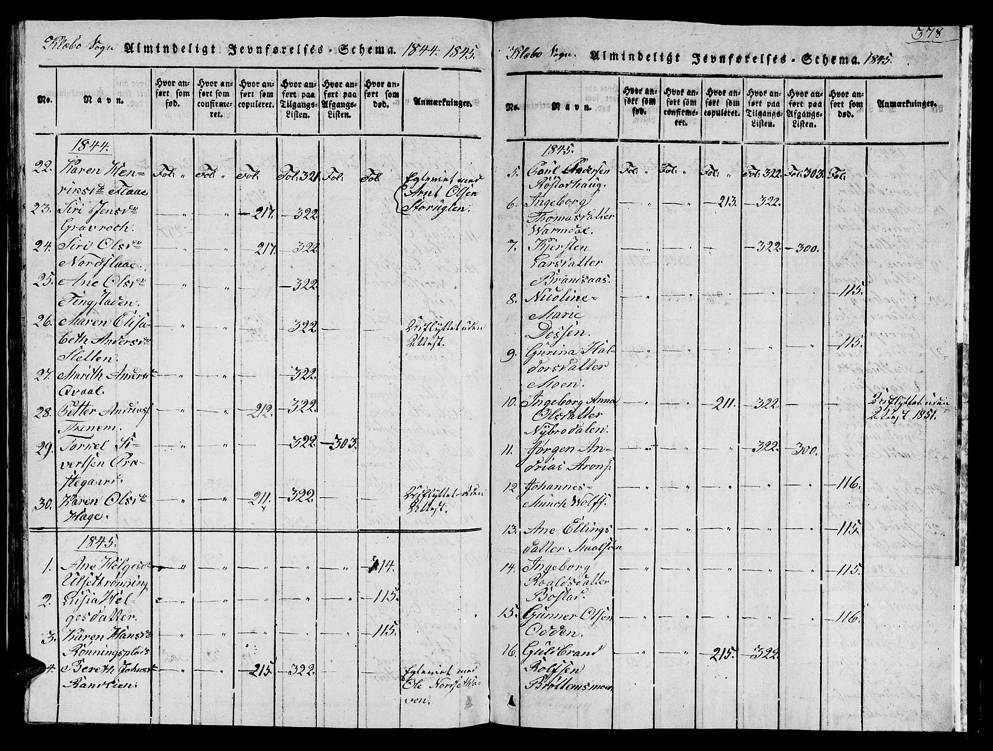 Ministerialprotokoller, klokkerbøker og fødselsregistre - Sør-Trøndelag, SAT/A-1456/618/L0450: Parish register (copy) no. 618C01, 1816-1865, p. 378