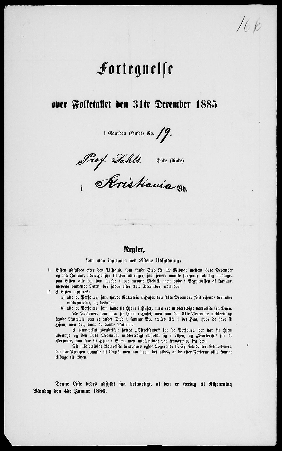 RA, 1885 census for 0301 Kristiania, 1885, p. 5125