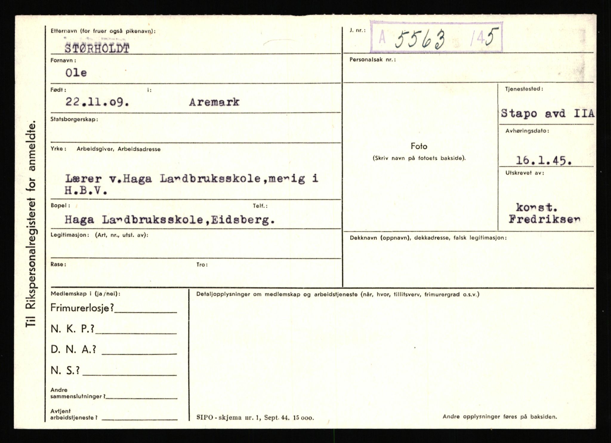 Statspolitiet - Hovedkontoret / Osloavdelingen, AV/RA-S-1329/C/Ca/L0014: Seterlien - Svartås, 1943-1945, p. 4613