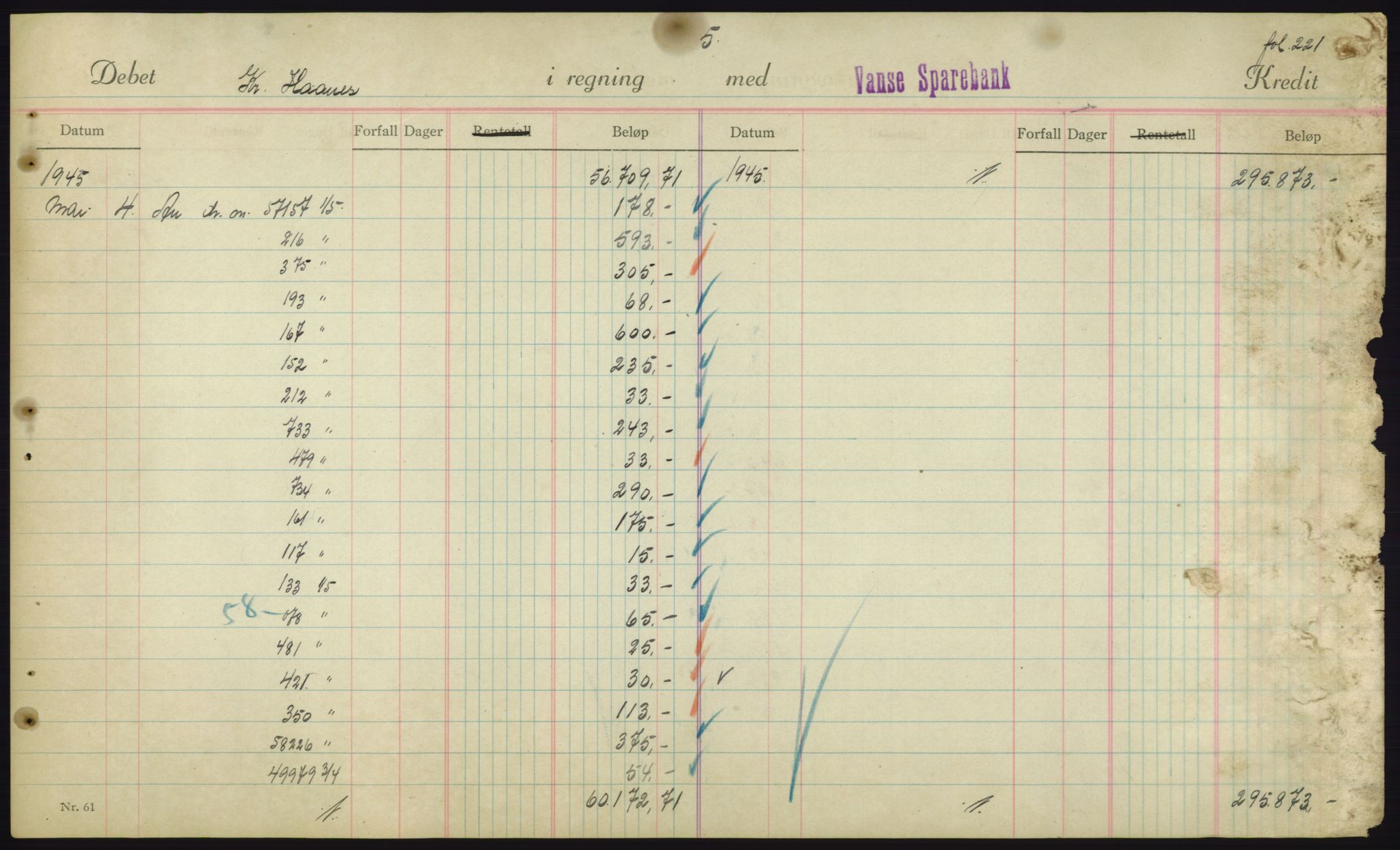 Forsvarsdepartementet, 10. kontor / Oppgjørskontoret, AV/RA-RAFA-1225/D/Db/L0180: Lista oppgjørskontor, 1942-1952, p. 1919