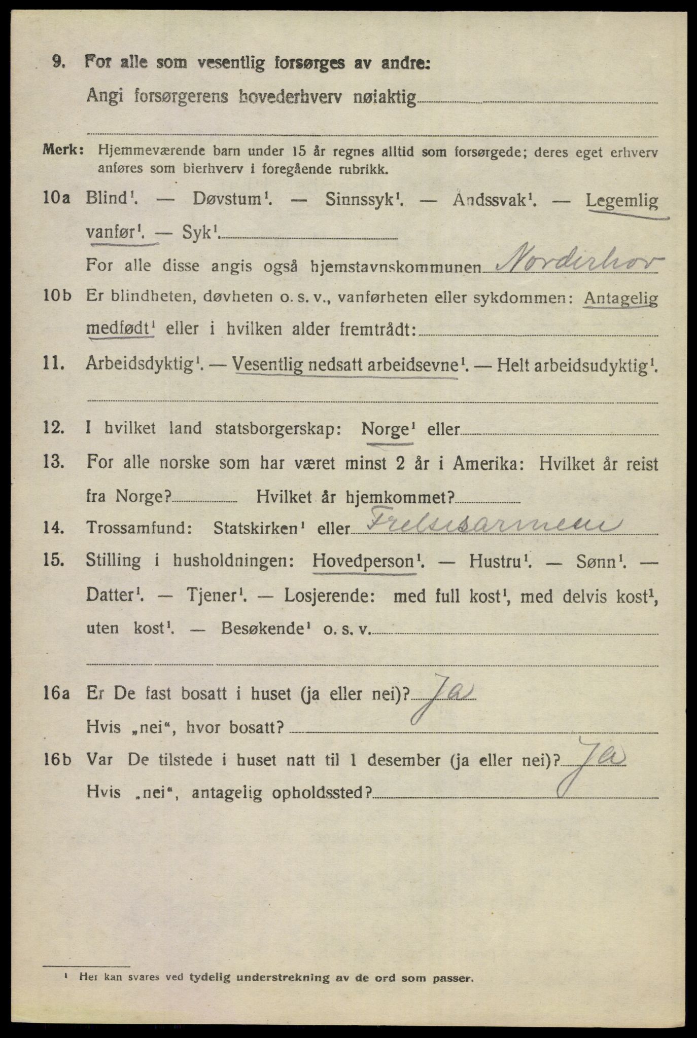 SAKO, 1920 census for Norderhov, 1920, p. 9324