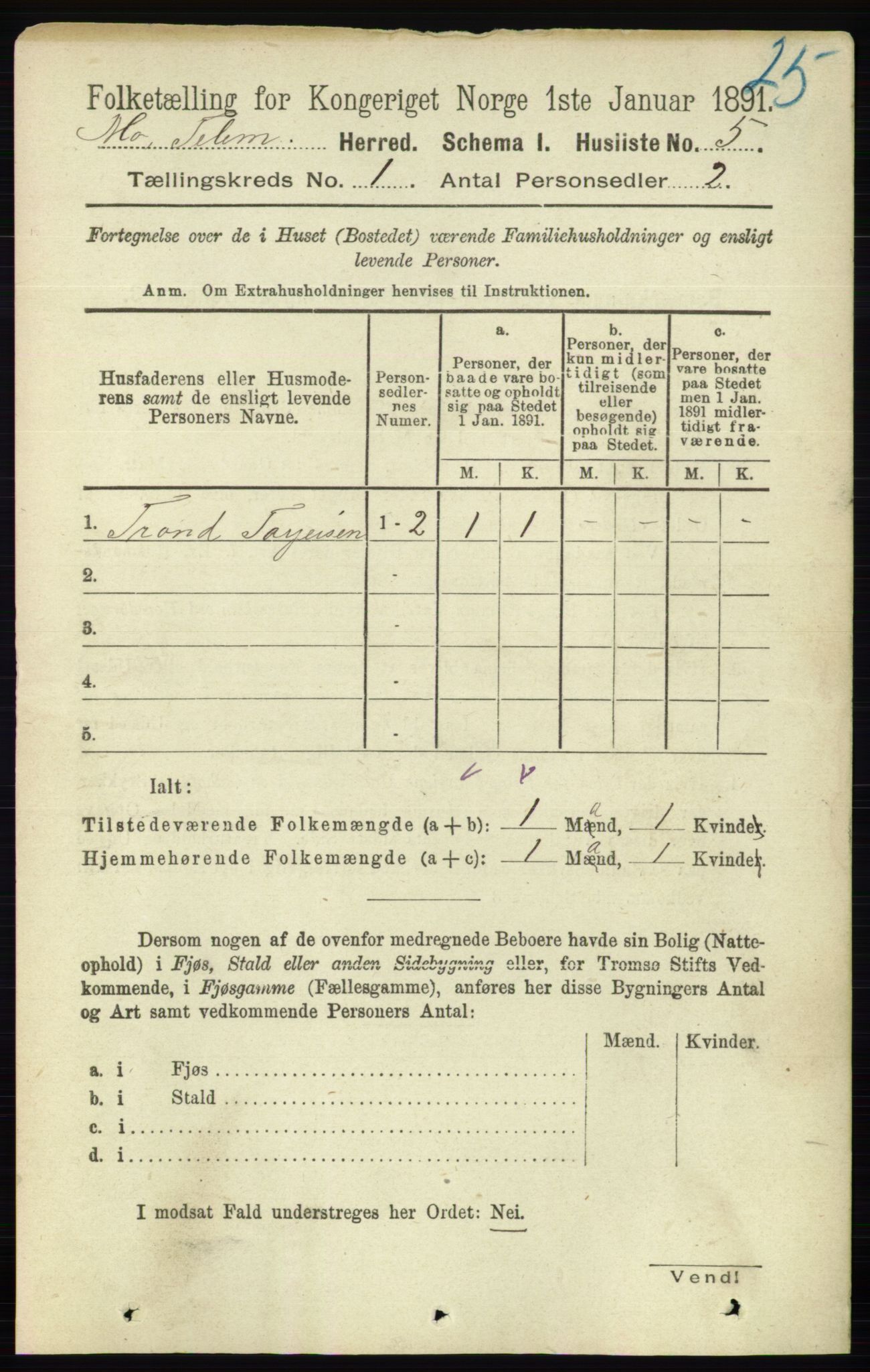 RA, 1891 census for 0832 Mo, 1891, p. 27