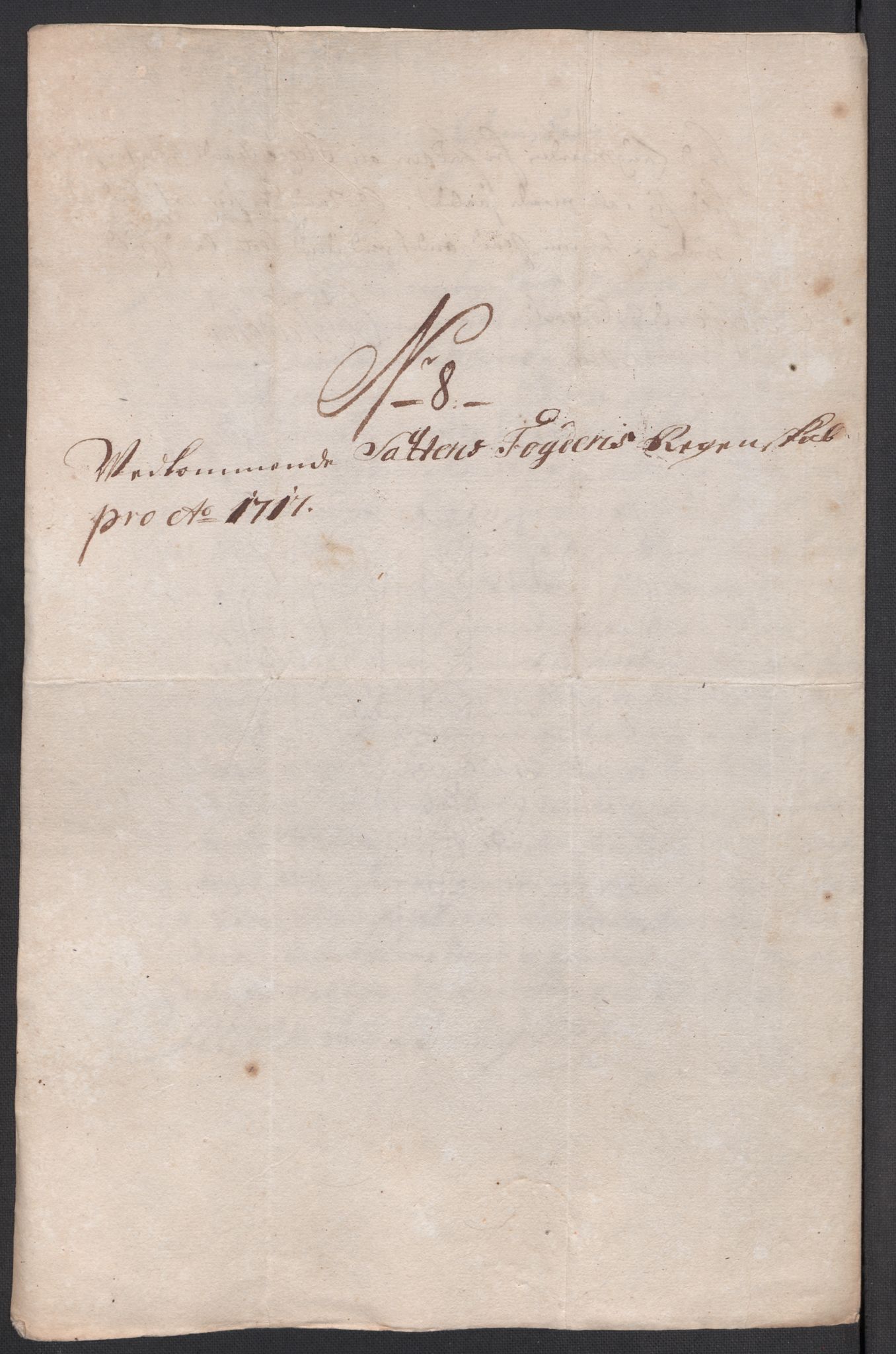 Rentekammeret inntil 1814, Reviderte regnskaper, Fogderegnskap, AV/RA-EA-4092/R66/L4587: Fogderegnskap Salten, 1717, p. 108