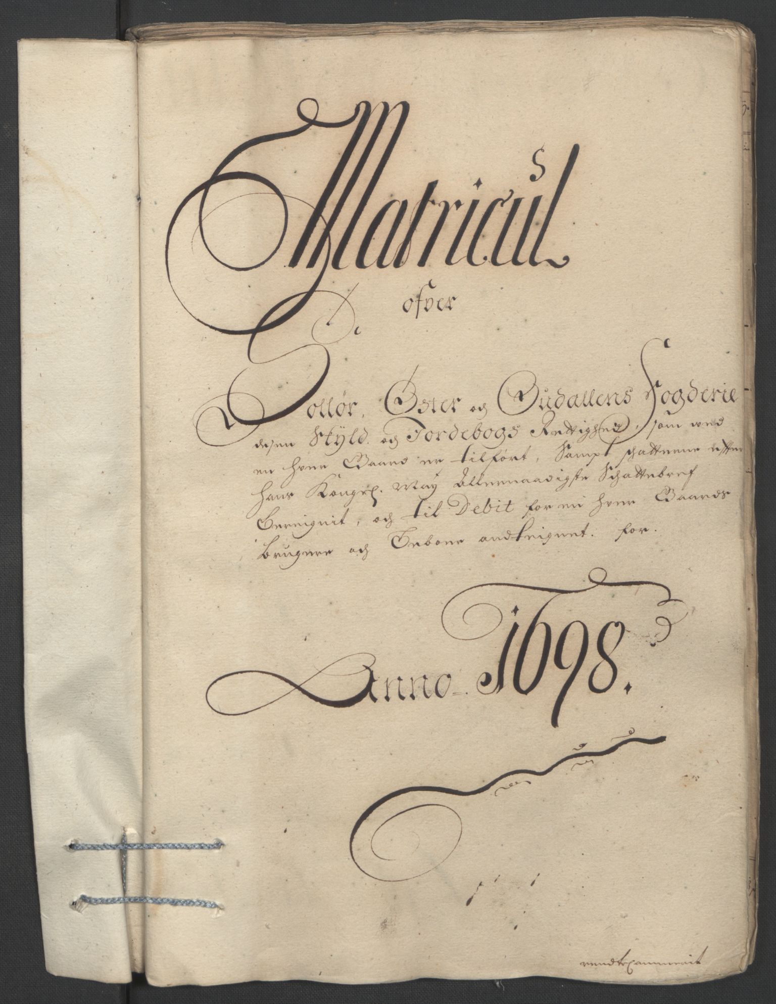 Rentekammeret inntil 1814, Reviderte regnskaper, Fogderegnskap, RA/EA-4092/R13/L0836: Fogderegnskap Solør, Odal og Østerdal, 1698, p. 42