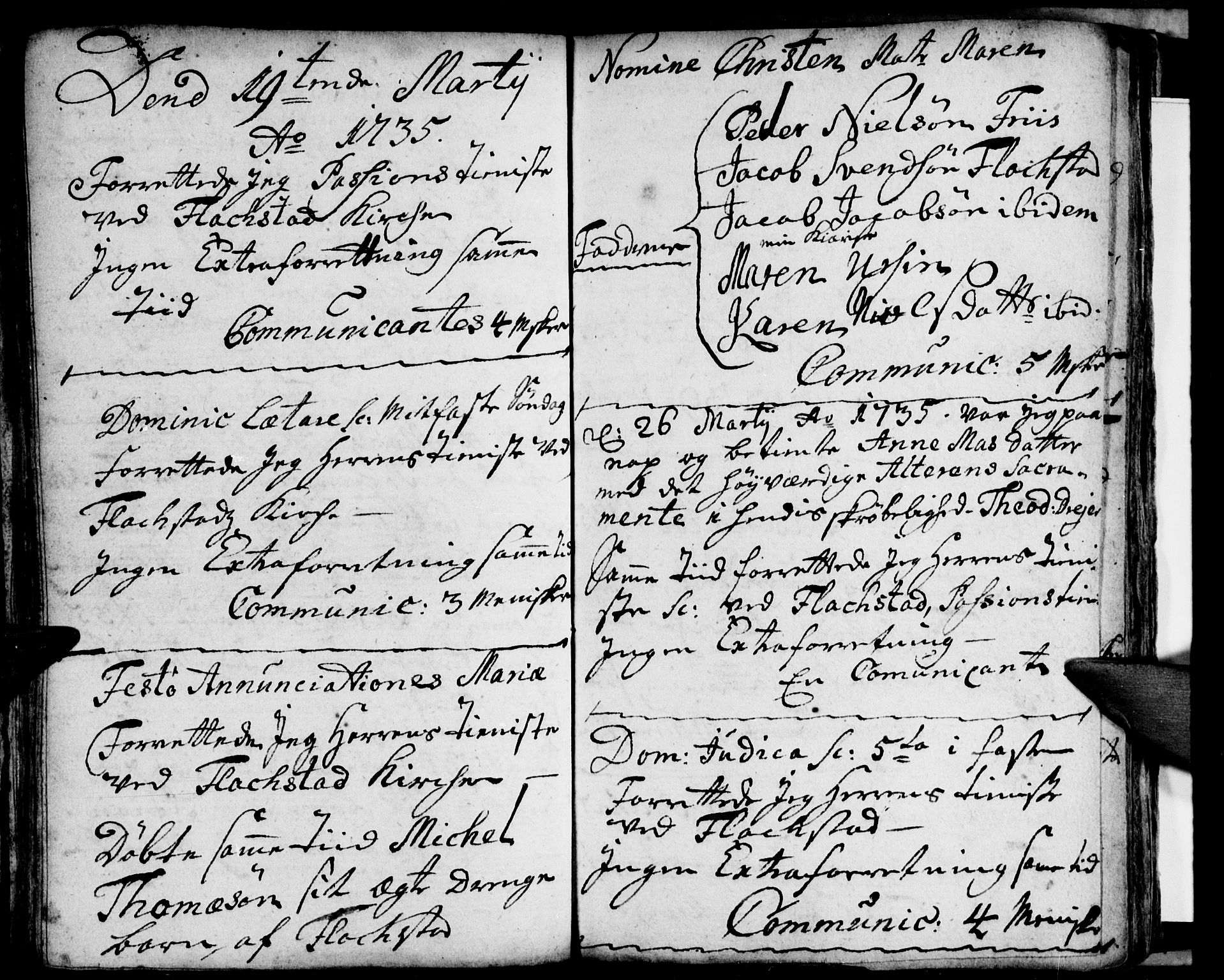 Ministerialprotokoller, klokkerbøker og fødselsregistre - Nordland, AV/SAT-A-1459/881/L1162: Curate's parish register no. 881B01, 1704-1748