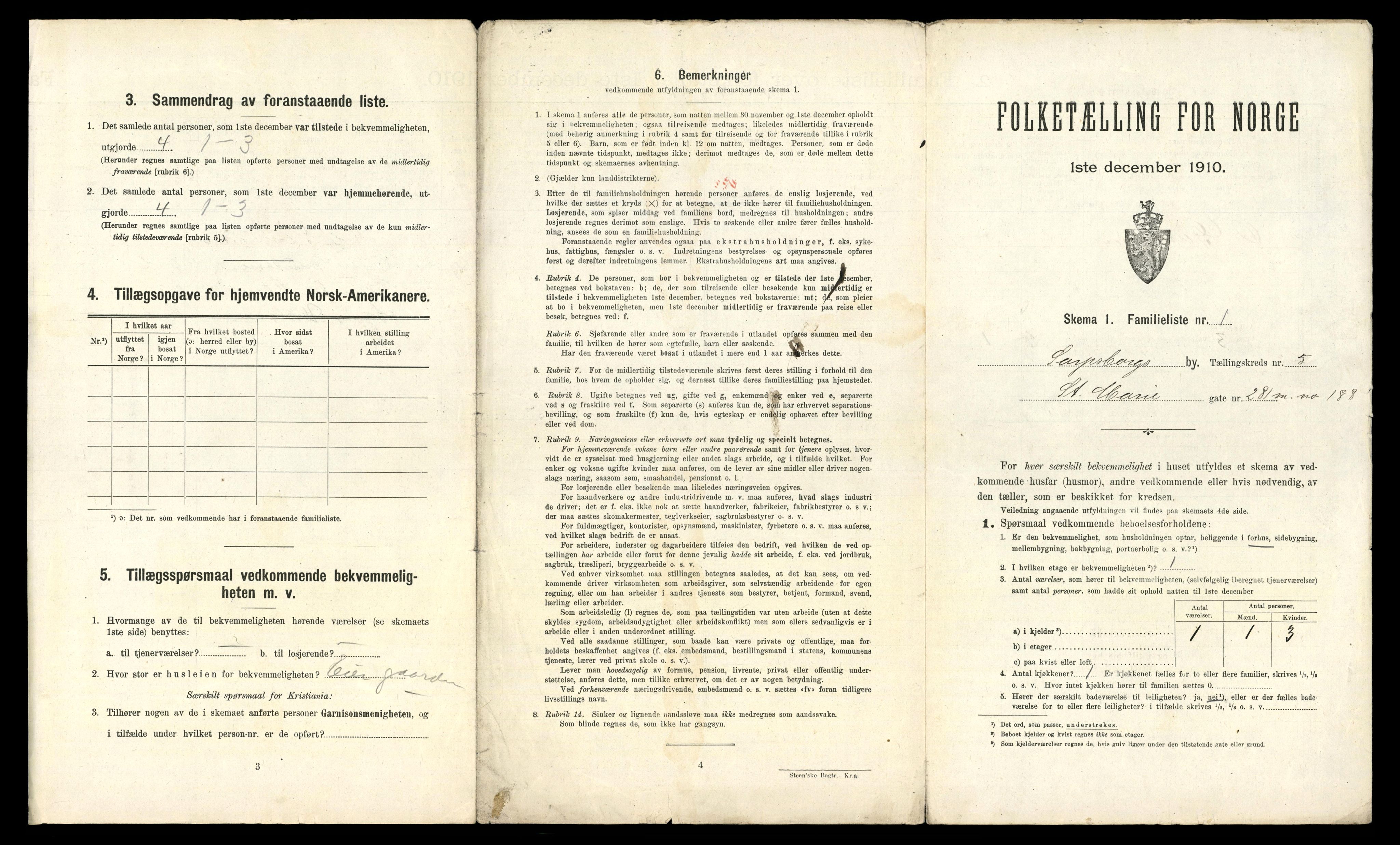 RA, 1910 census for Sarpsborg, 1910, p. 4005