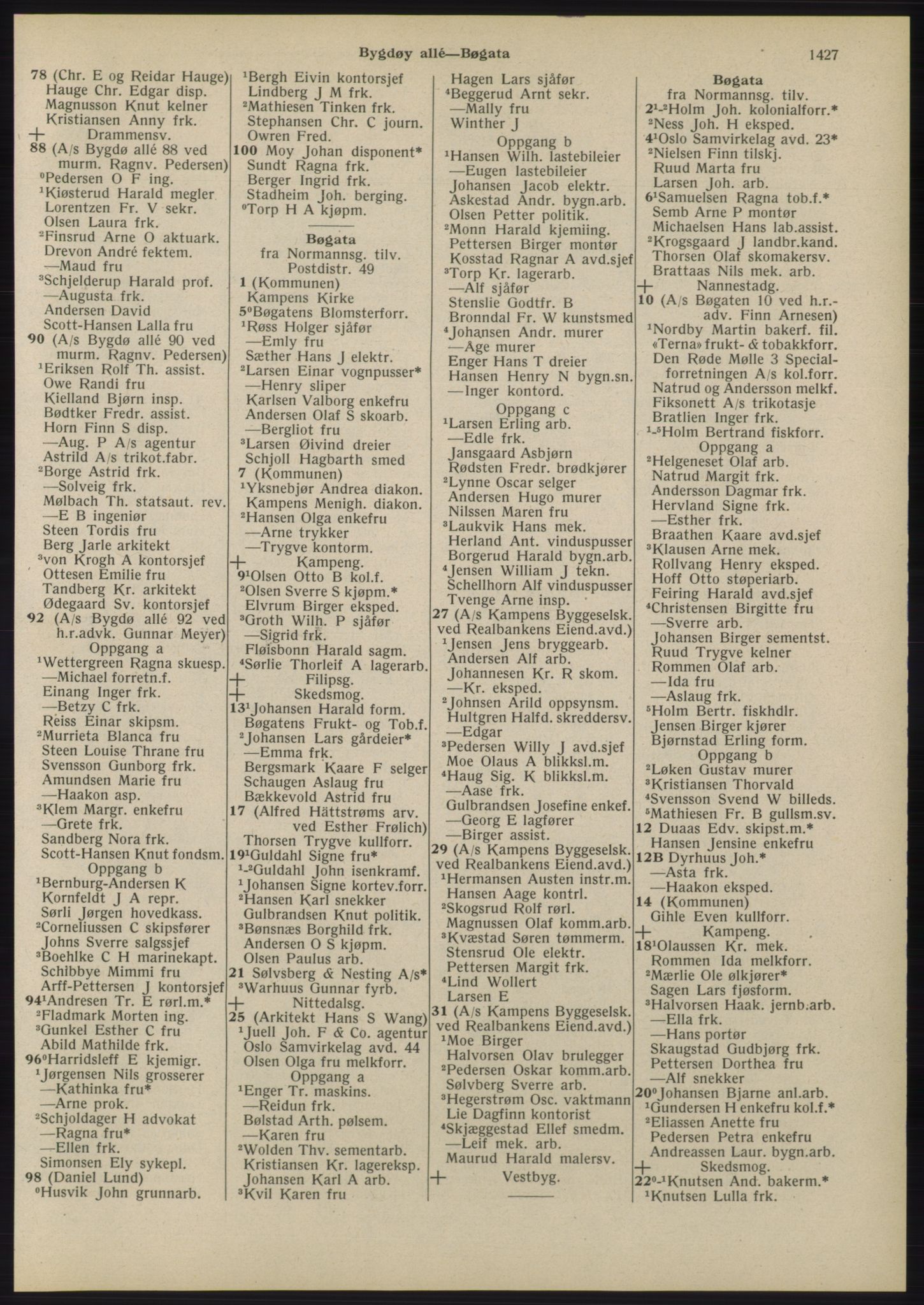 Kristiania/Oslo adressebok, PUBL/-, 1945, p. 1345