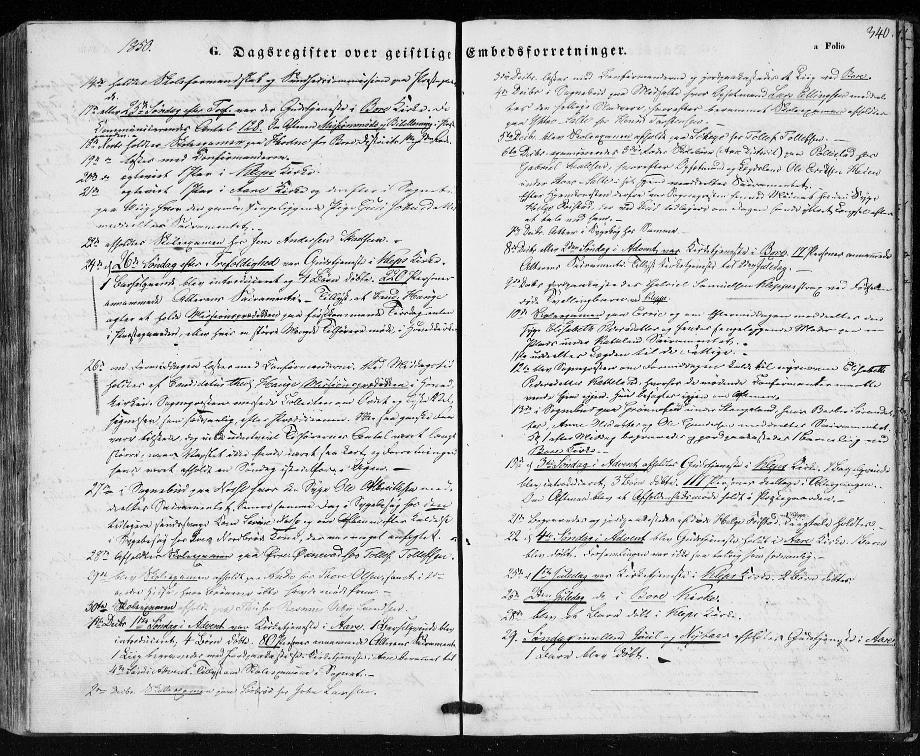 Klepp sokneprestkontor, AV/SAST-A-101803/001/3/30BA/L0004: Parish register (official) no. A 4, 1842-1852, p. 340