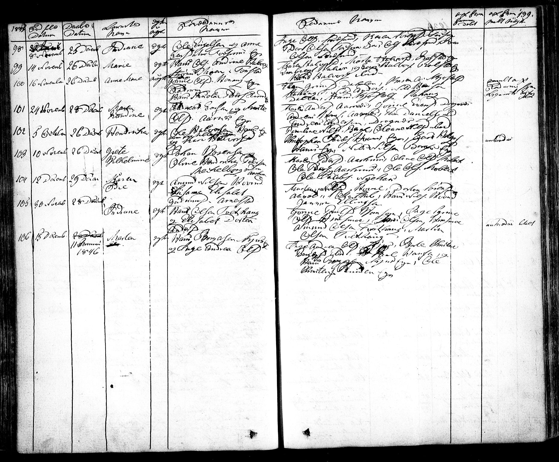 Nes prestekontor Kirkebøker, AV/SAO-A-10410/F/Fa/L0006: Parish register (official) no. I 6, 1833-1845, p. 139