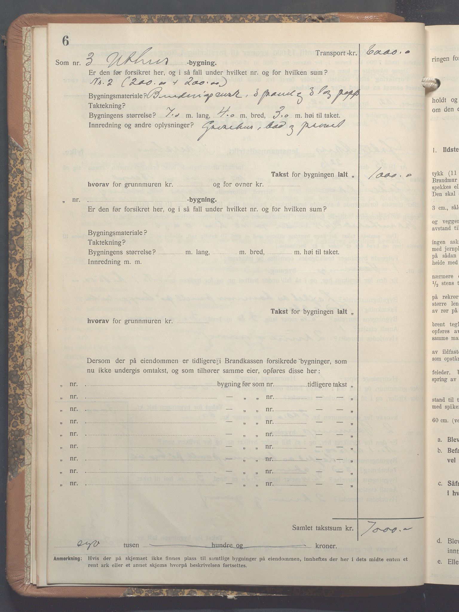 Lensmennene i Aker, OBA/A-10133/F/Fc/L0029: Branntakstprotokoll, 1935-1937, p. 6