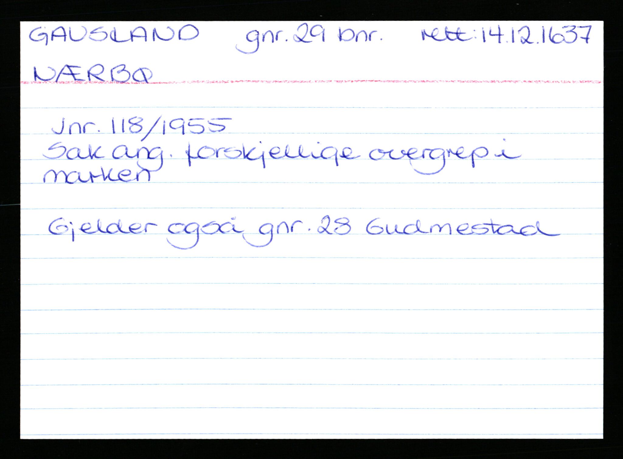 Statsarkivet i Stavanger, AV/SAST-A-101971/03/Y/Yk/L0012: Registerkort sortert etter gårdsnavn: Førlandsheien - Gjerde, 1750-1930, p. 276