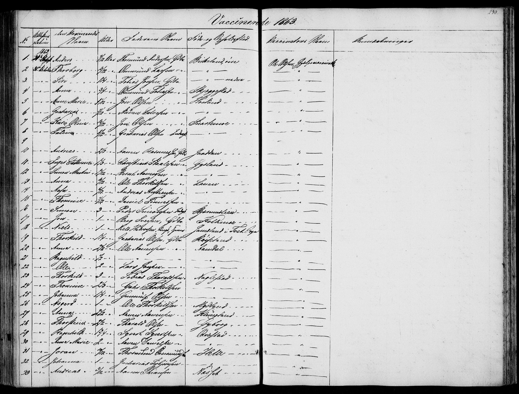 Hægebostad sokneprestkontor, SAK/1111-0024/F/Fa/Faa/L0004: Parish register (official) no. A 4, 1834-1864, p. 250
